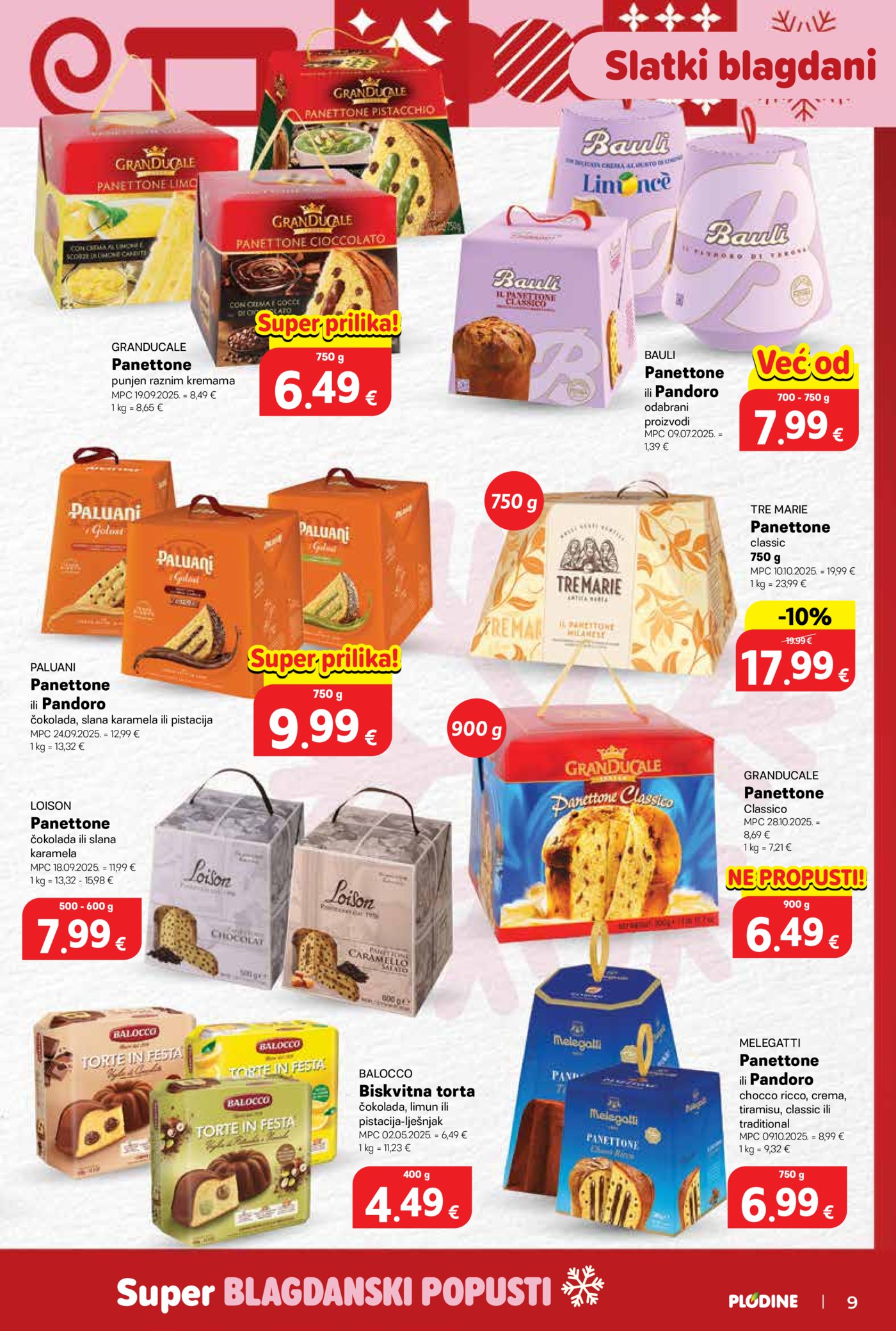 Plodine katalog Akcija 03.12. - 09.12.2025.