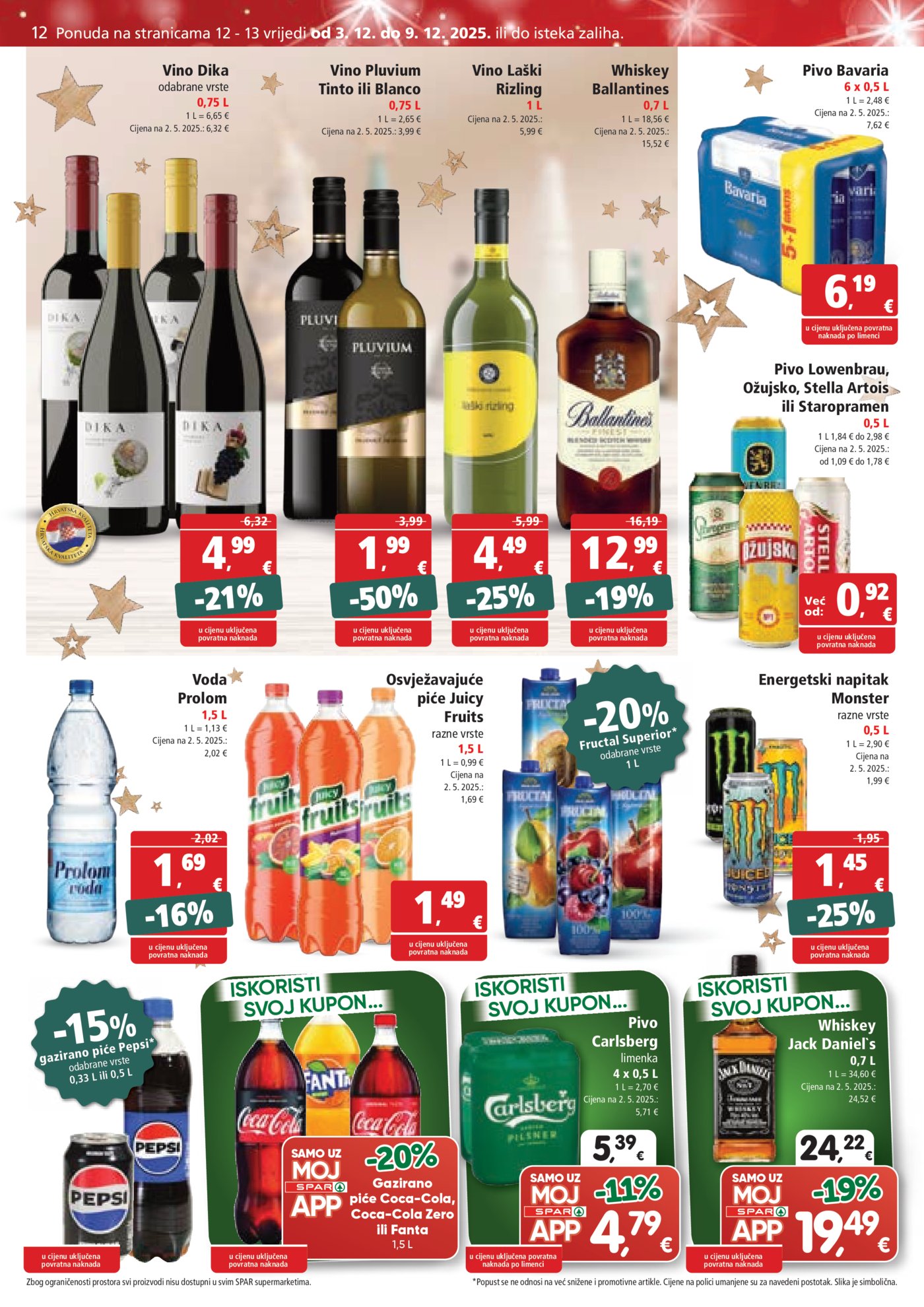 SPAR katalog Akcija 03.12. - 09.12.2025.