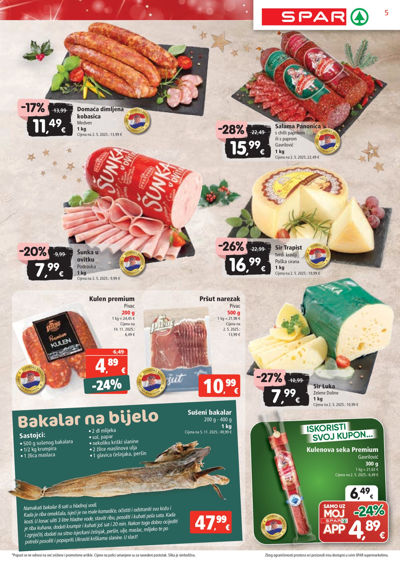 SPAR katalog Akcija 03.12. - 09.12.2025.