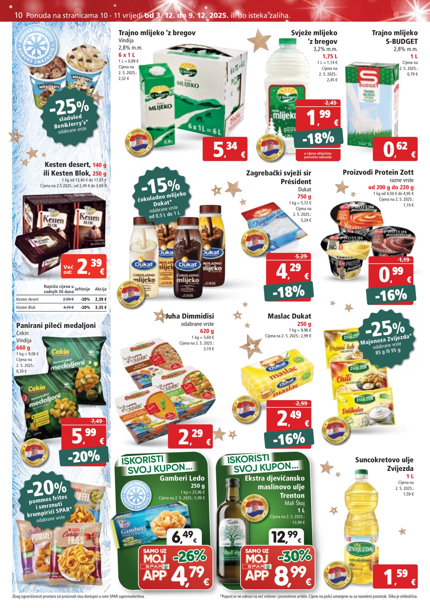 SPAR katalog Akcija 03.12. - 09.12.2025.