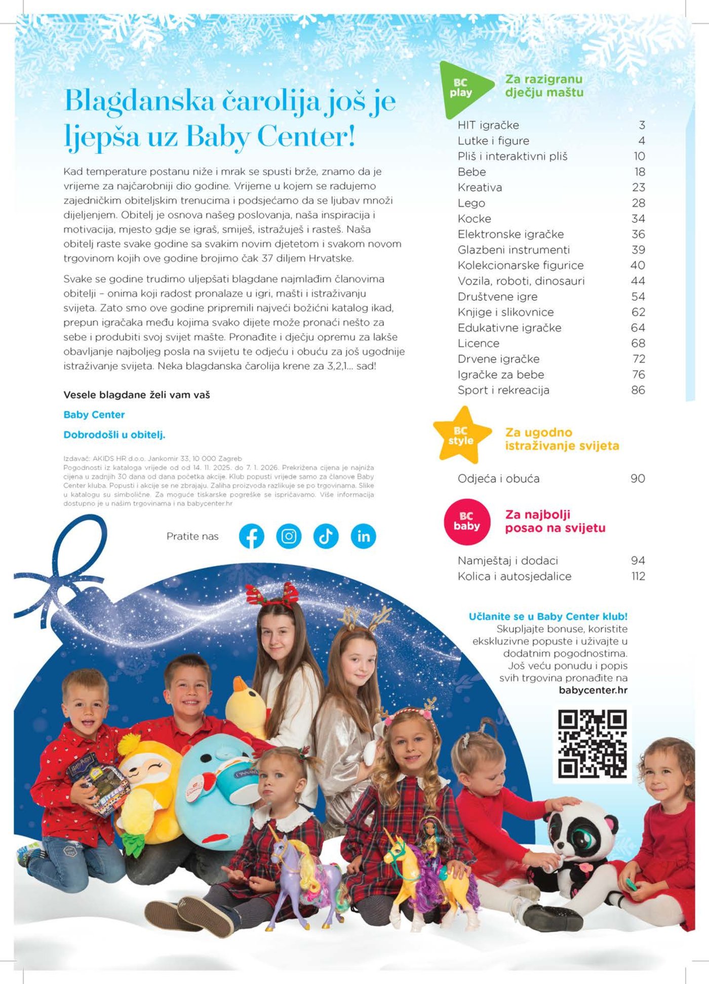 Baby Center Božićni katalog akcija 14.11.2025.-06.01.2026.
