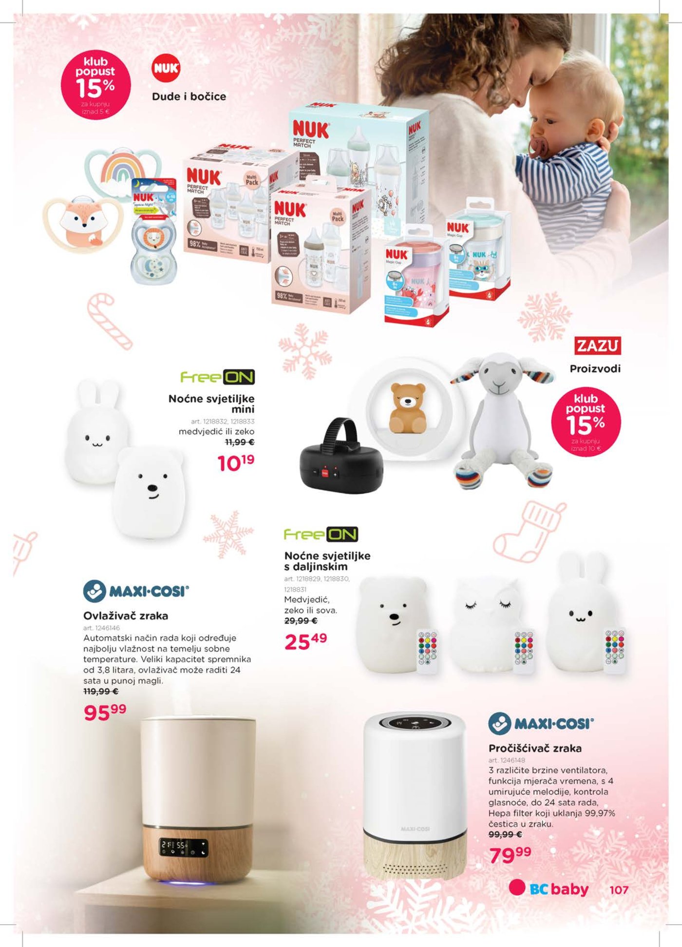 Baby Center Božićni katalog akcija 14.11.2025.-06.01.2026.
