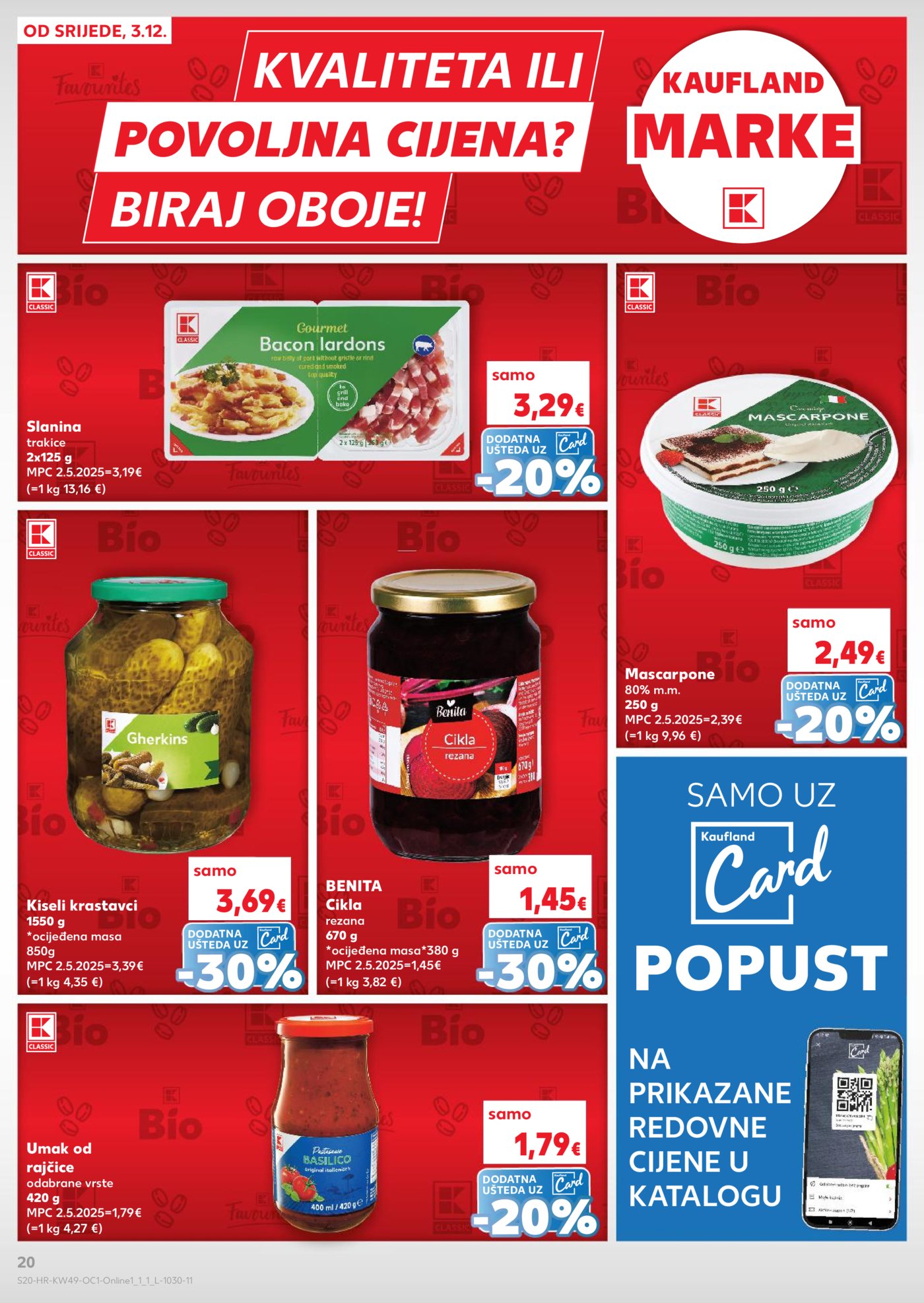 Kaufland katalog Robne marke 03.12. - 09.12.2025.