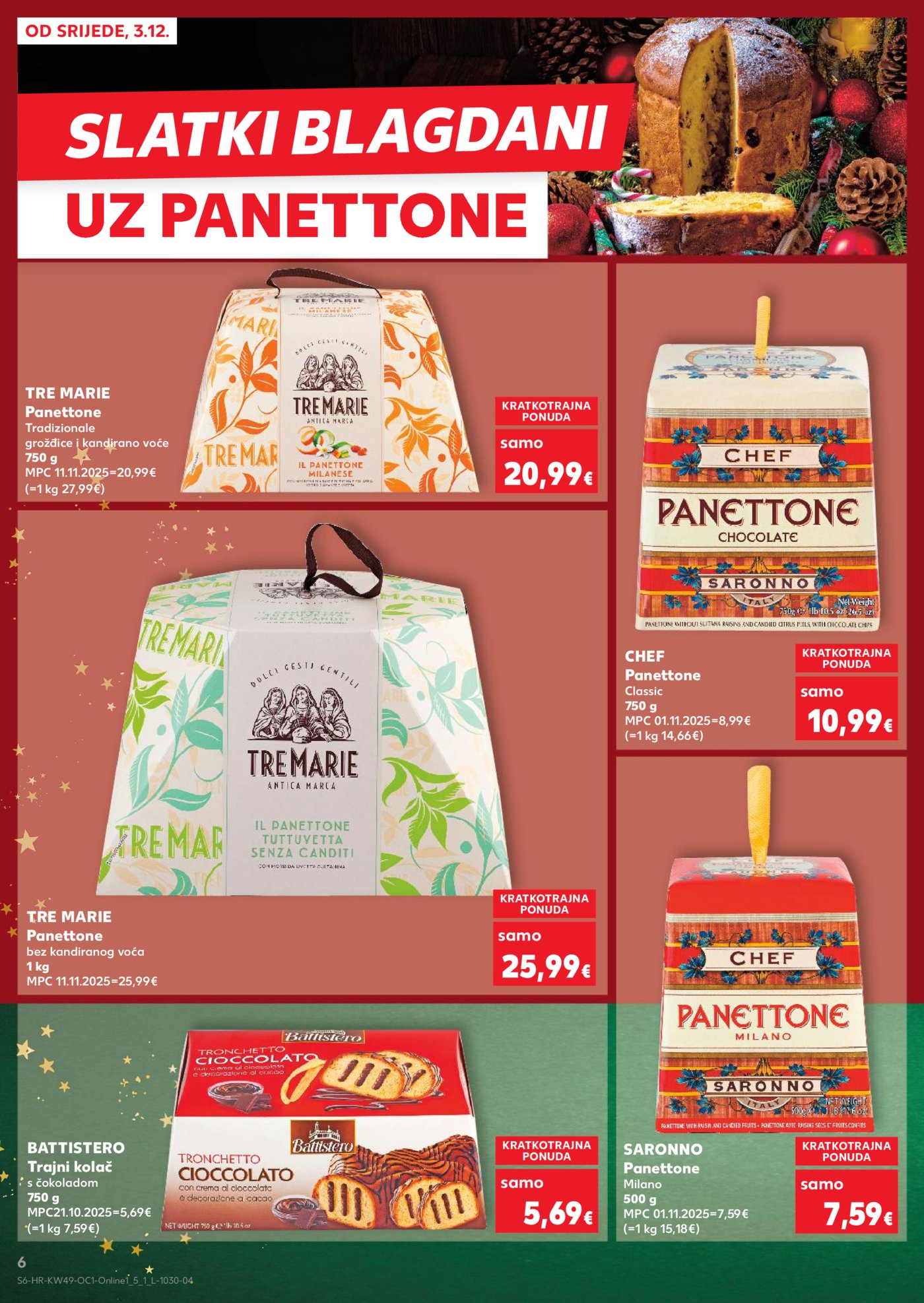 Kaufland katalog Robne marke 03.12. - 09.12.2025.