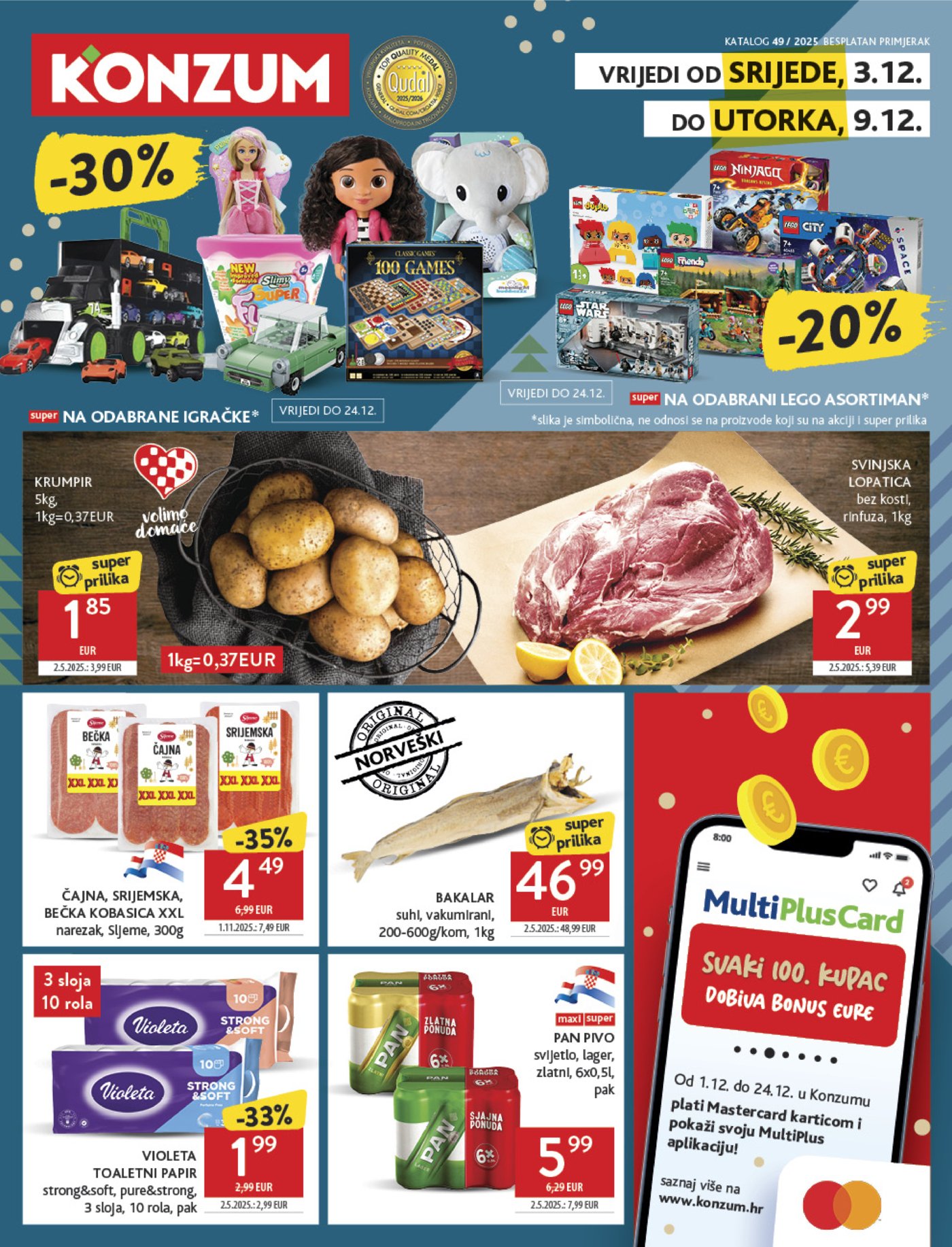 Konzum katalog Akcija 03.12.-09.12.2025.