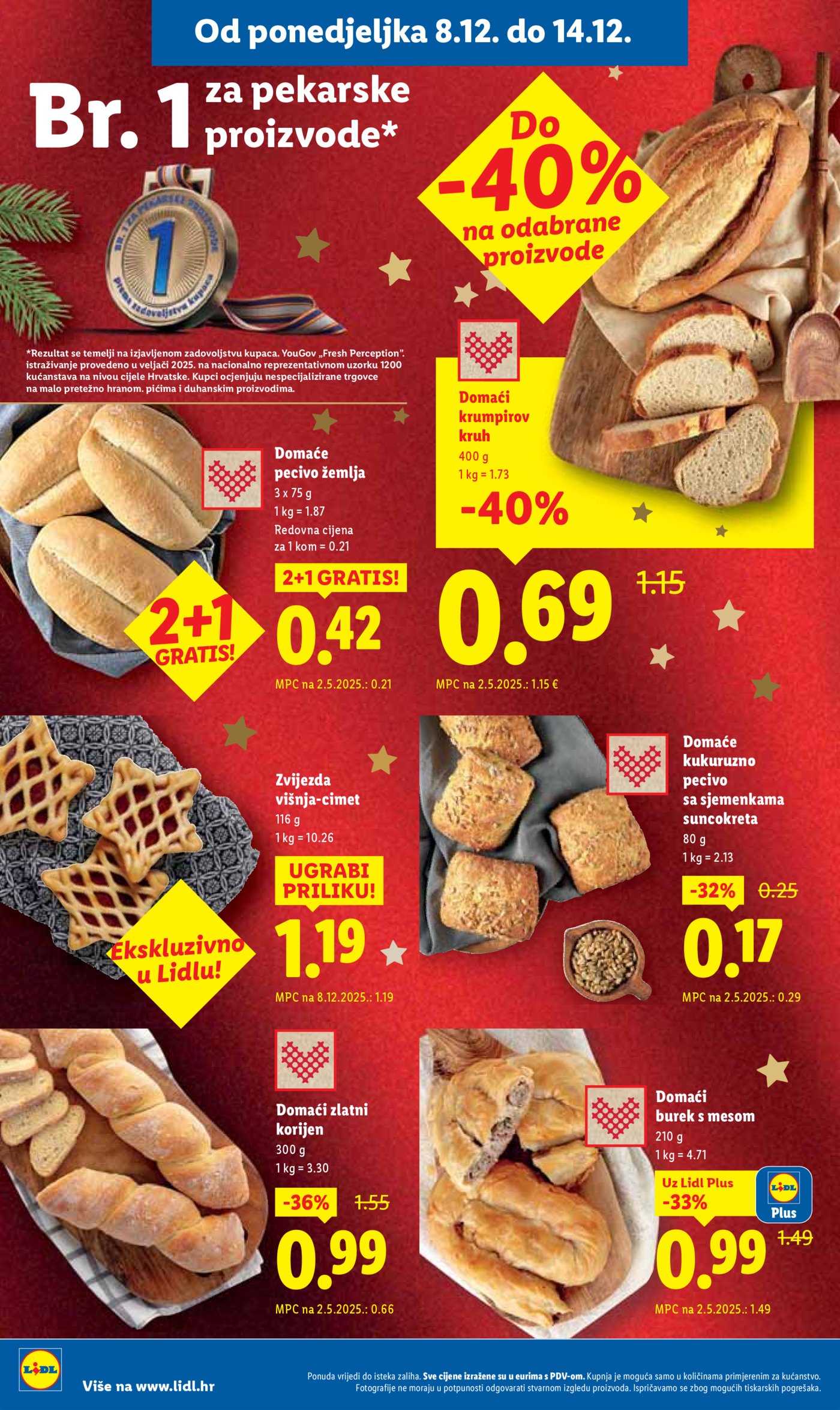 Lidl katalog ponuda od ponedjeljka 8.12. - 14.12..2025.