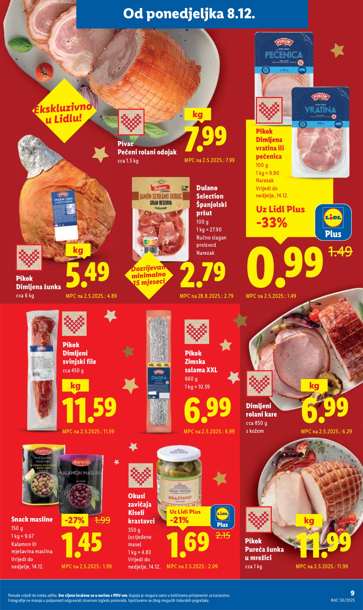 Lidl katalog ponuda od ponedjeljka 8.12. - 14.12..2025.