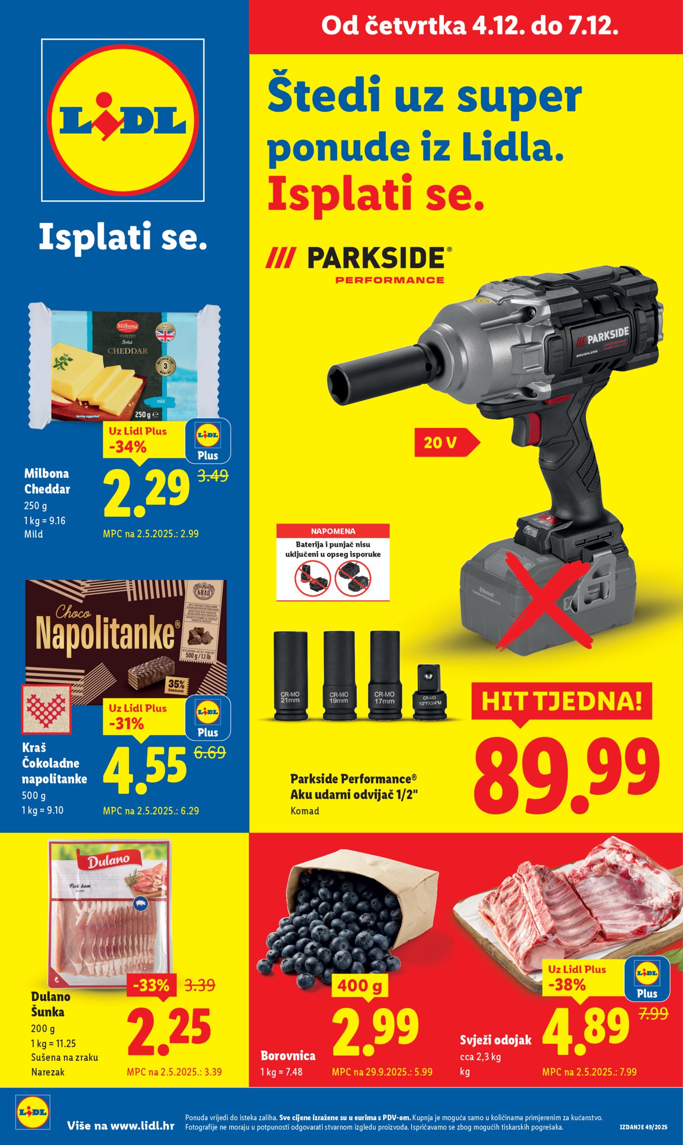 Lidl Super ponuda od četvrtka 04.12.-07.12.2025.