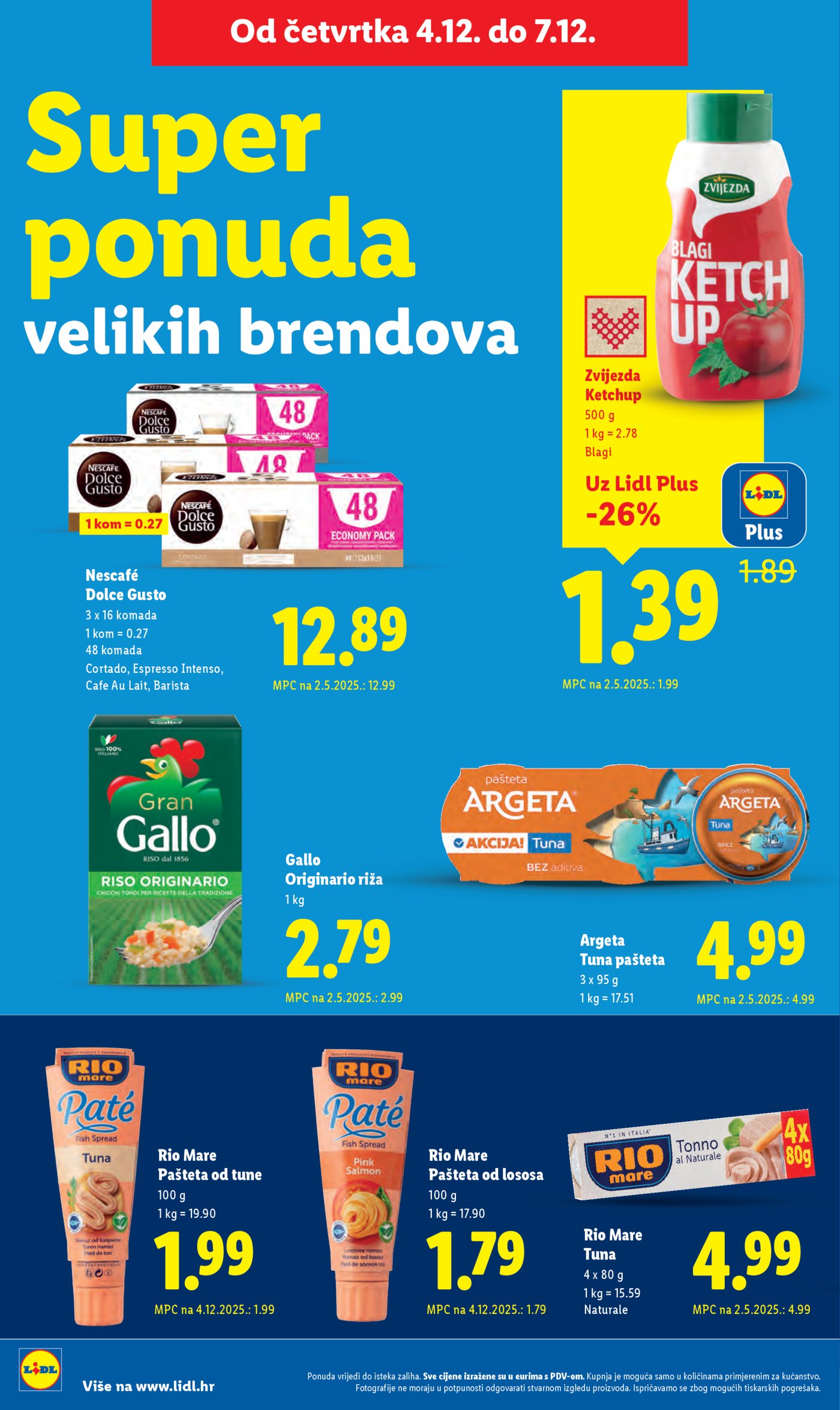 Lidl Super ponuda od četvrtka 04.12.-07.12.2025.