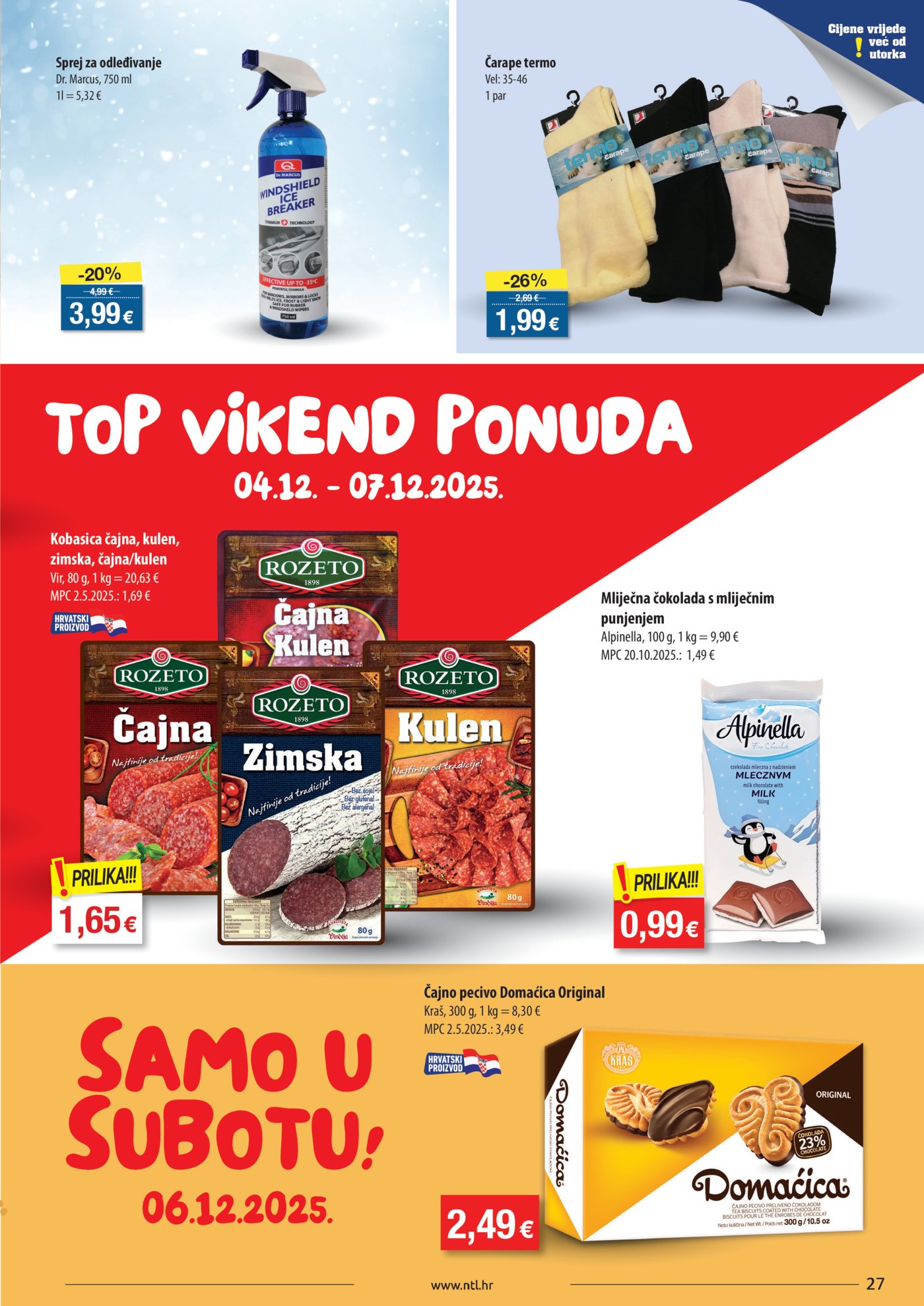 NTL katalog Akcija 03.12. - 09.12.2025. Zapad