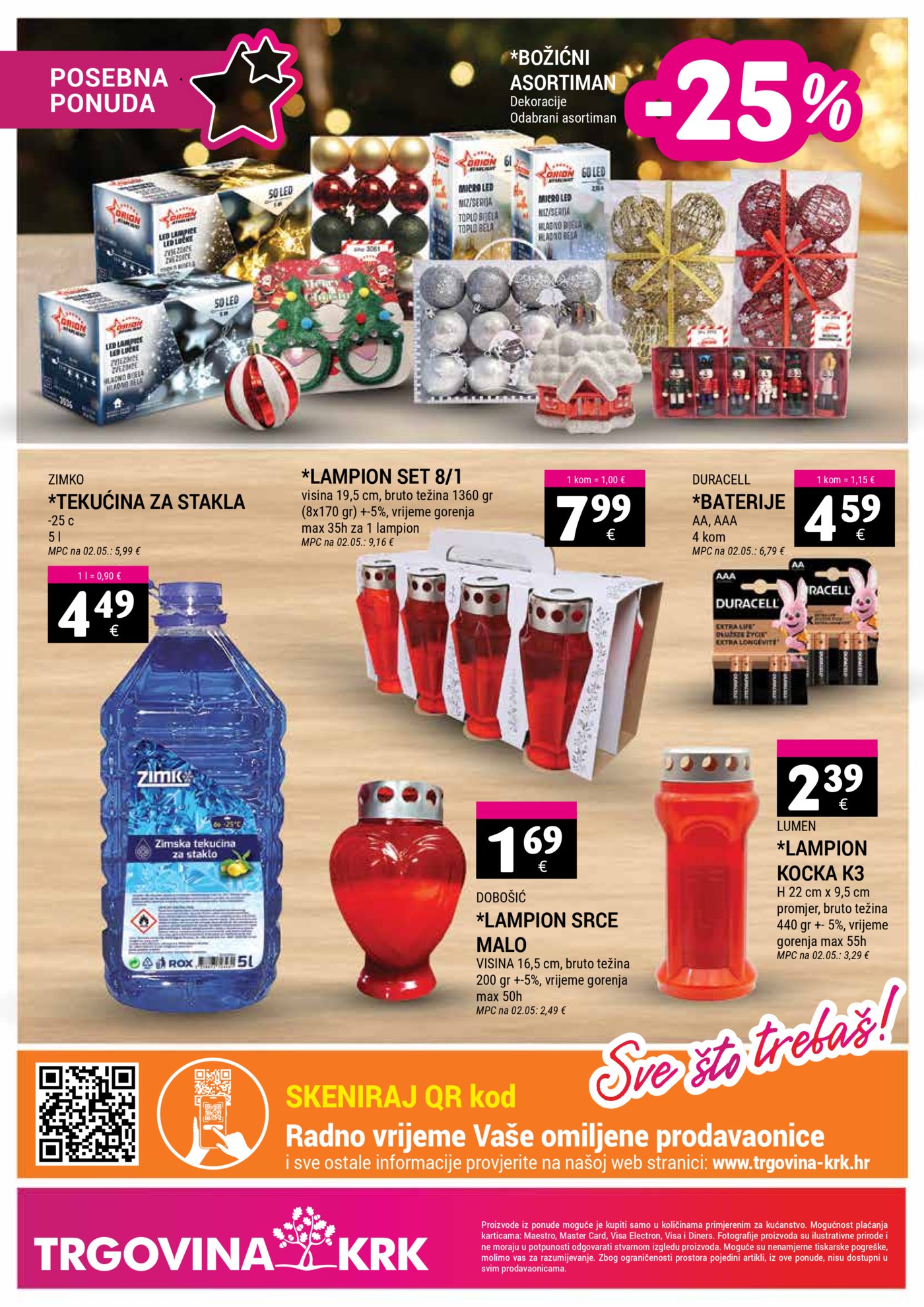 Trgovina Krk katalog Akcija 01.12.-15.12.2025.