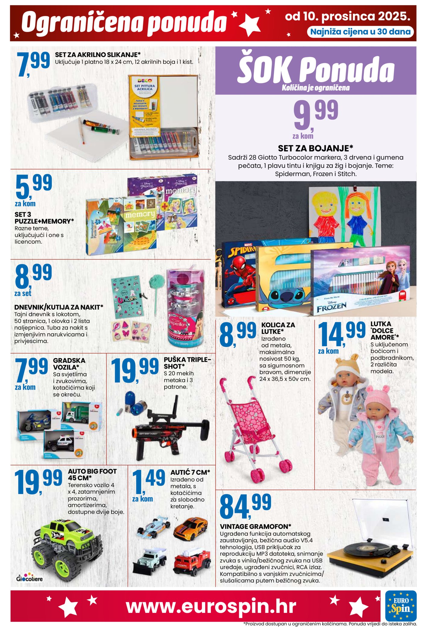 Eurospin katalog Akcija 10.12.-16.12.2025.
