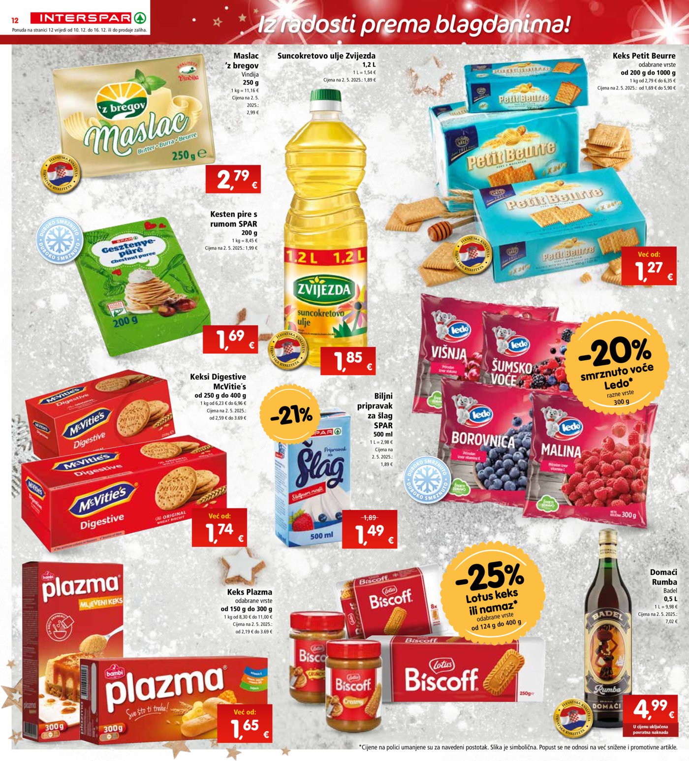 INTERSPAR katalog Akcija 10.12. - 16.12.2025.