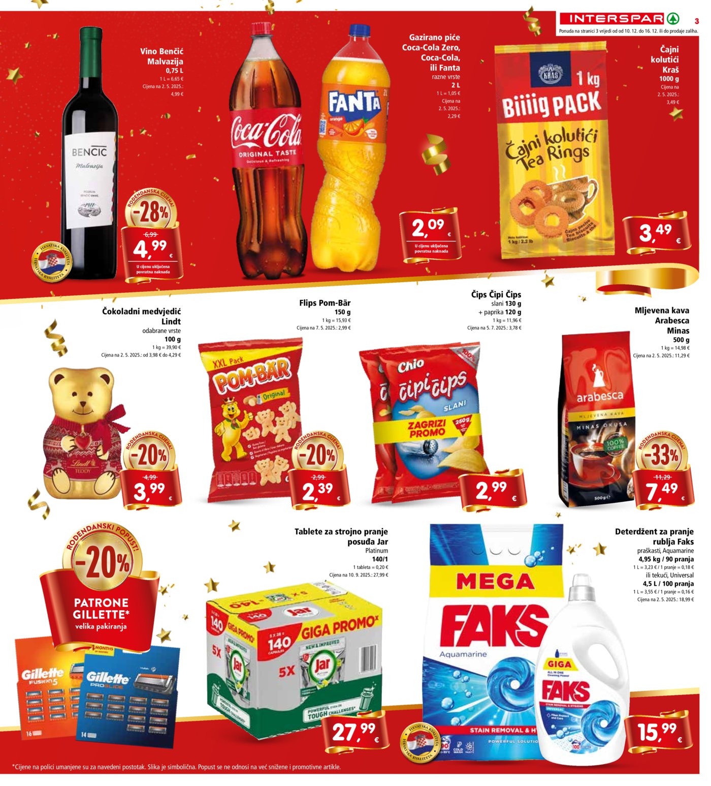 INTERSPAR katalog Akcija 10.12. - 16.12.2025.