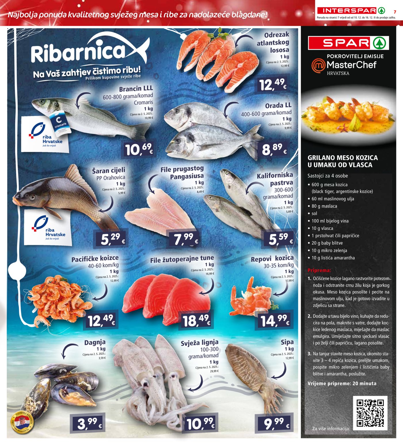 INTERSPAR katalog Akcija 10.12. - 16.12.2025.