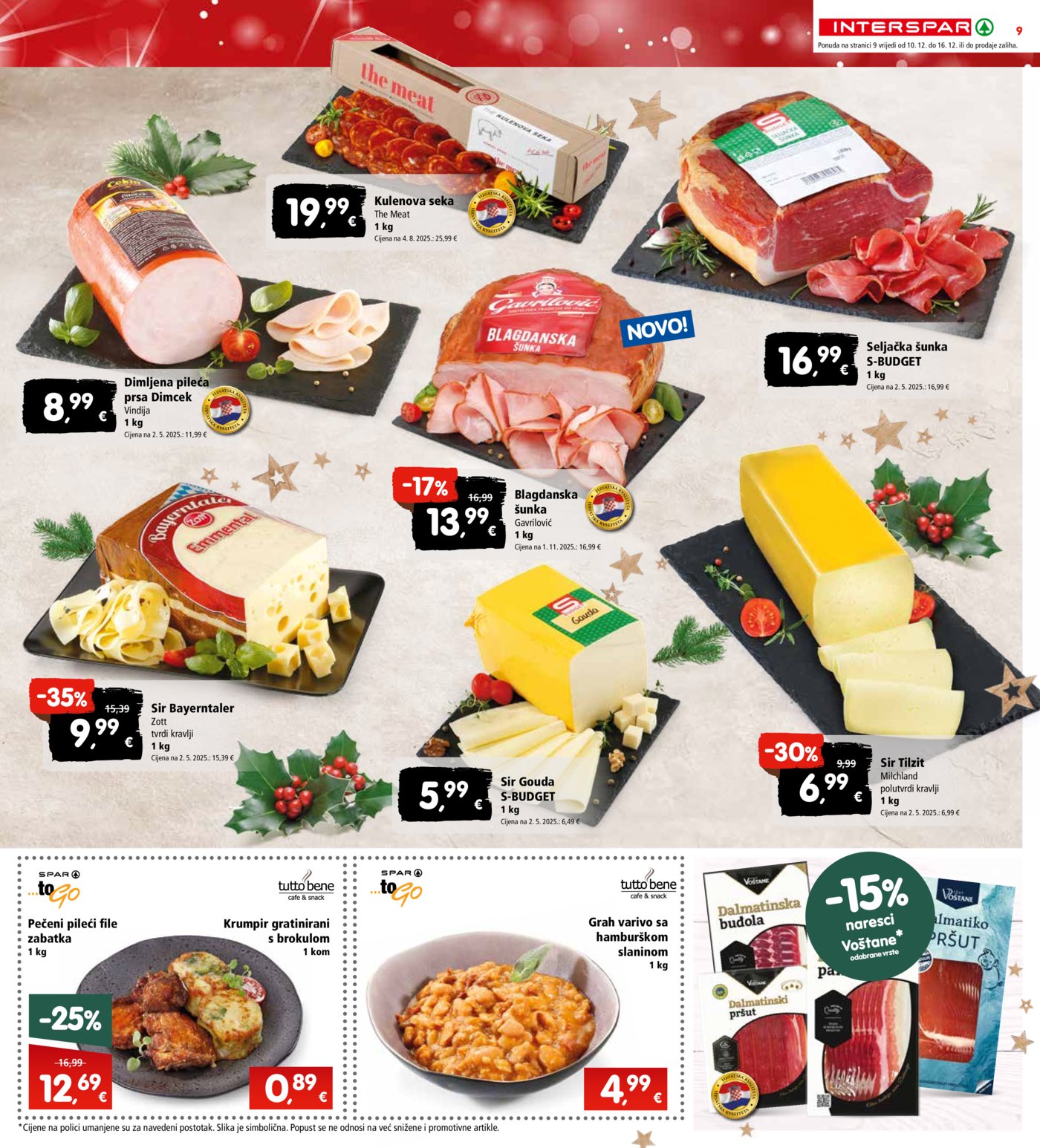 INTERSPAR katalog Akcija 10.12. - 16.12.2025.