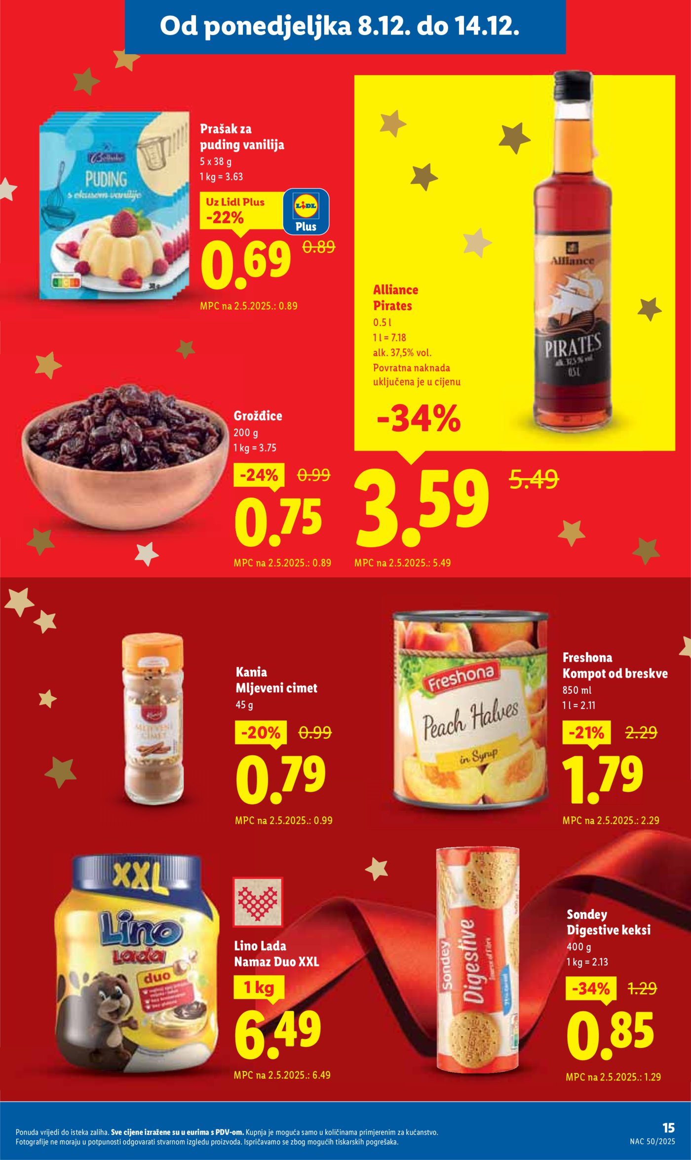 Lidl katalog ponuda od ponedjeljka 8.12. - 14.12..2025.