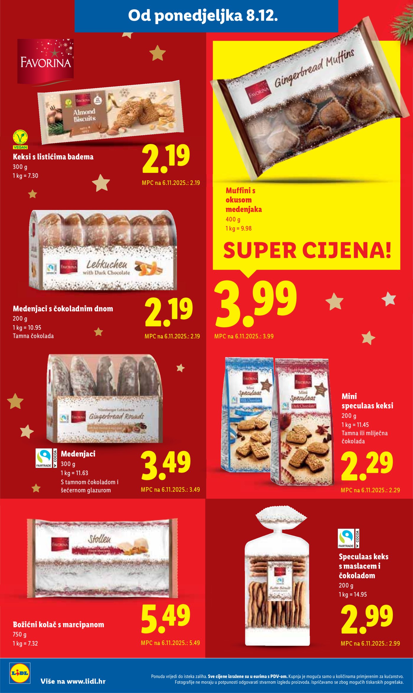 Lidl katalog ponuda od ponedjeljka 8.12. - 14.12..2025.