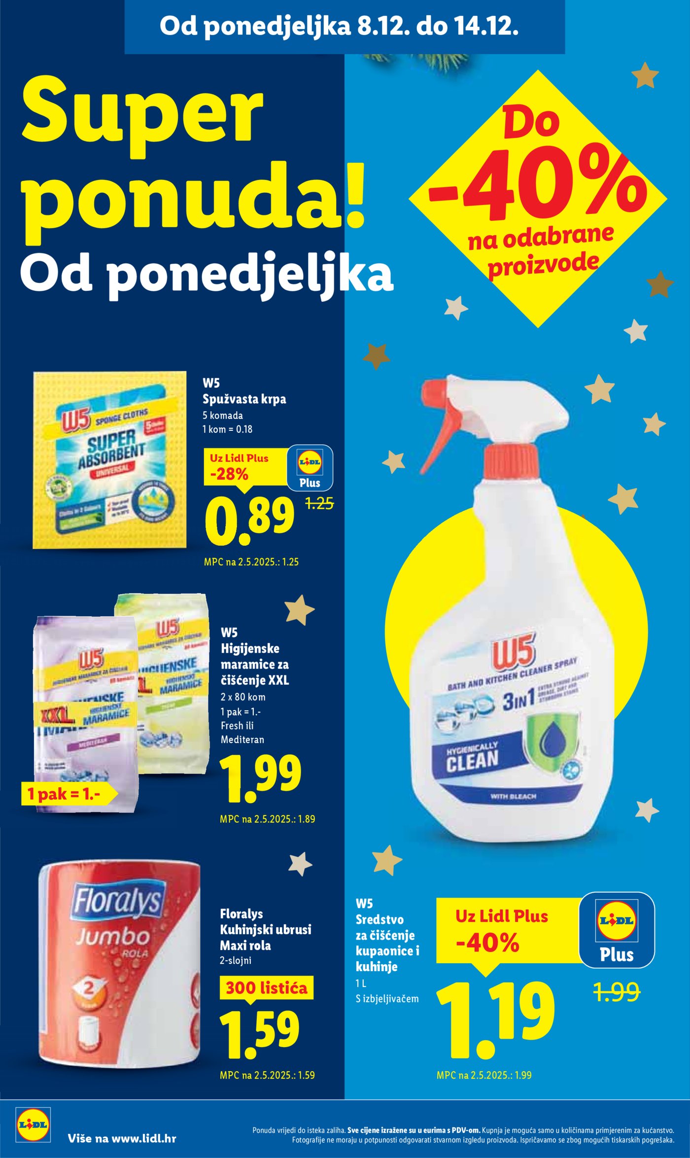 Lidl katalog ponuda od ponedjeljka 8.12. - 14.12..2025.