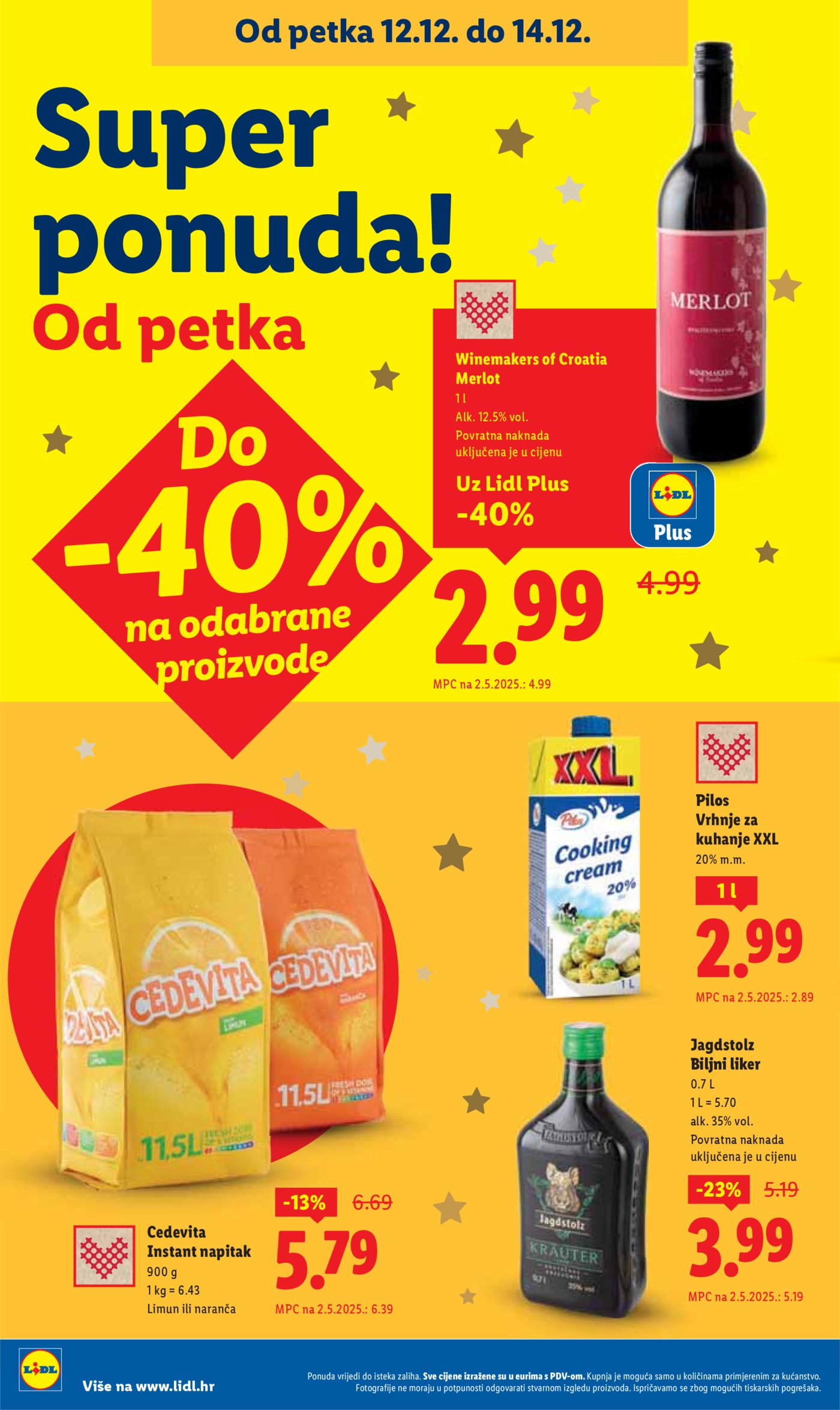 Lidl katalog ponuda od ponedjeljka 8.12. - 14.12..2025.