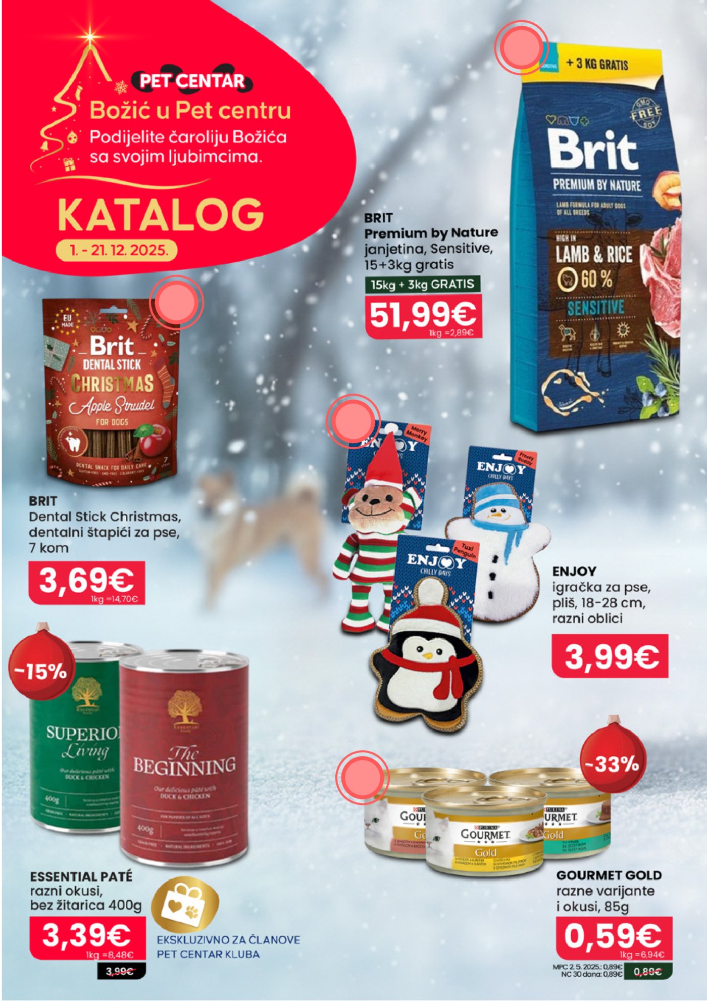 Pet Centar katalog Akcija 01.12.-21.12.2025.