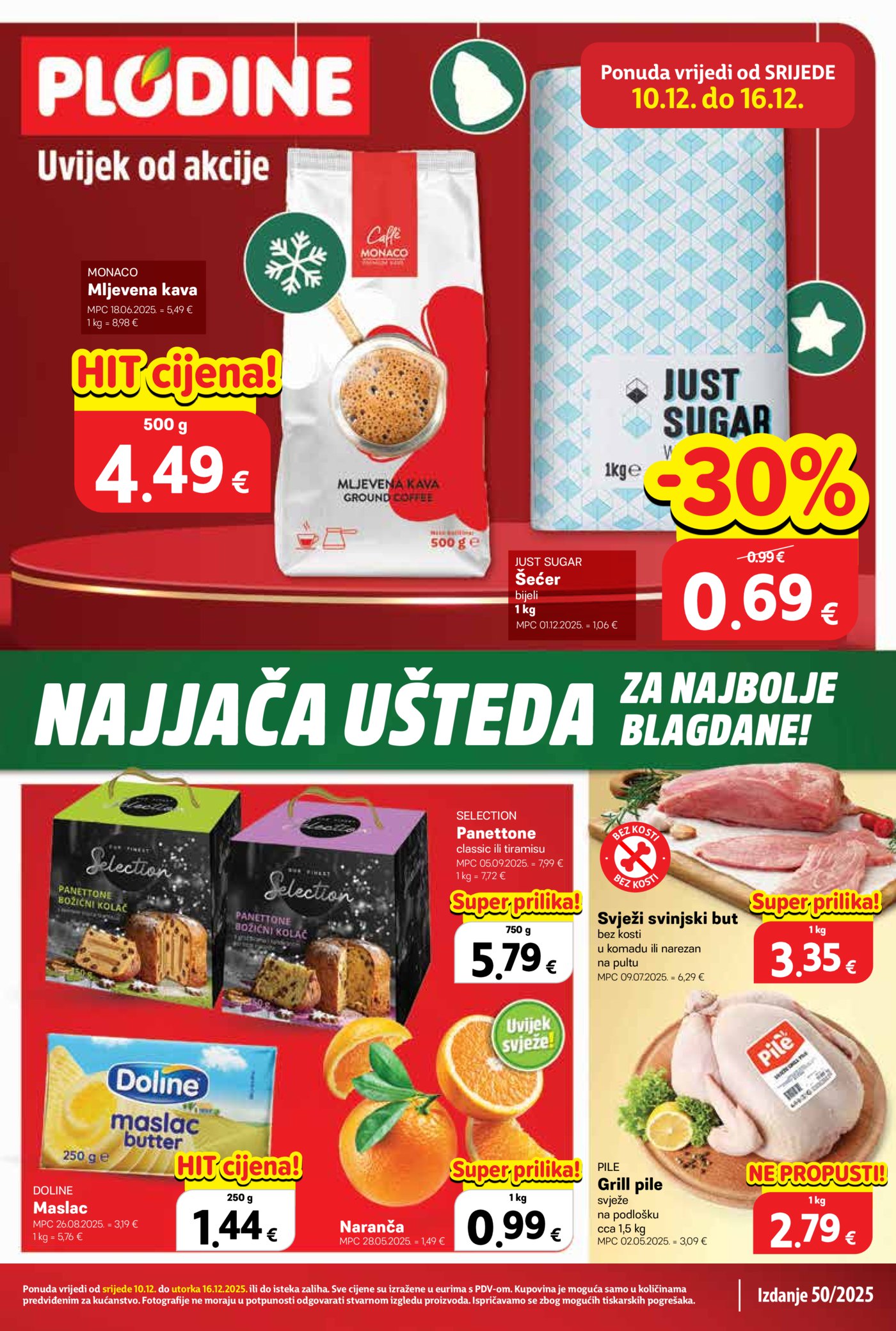 Plodine katalog Akcija 10.12.-16.12.2025.