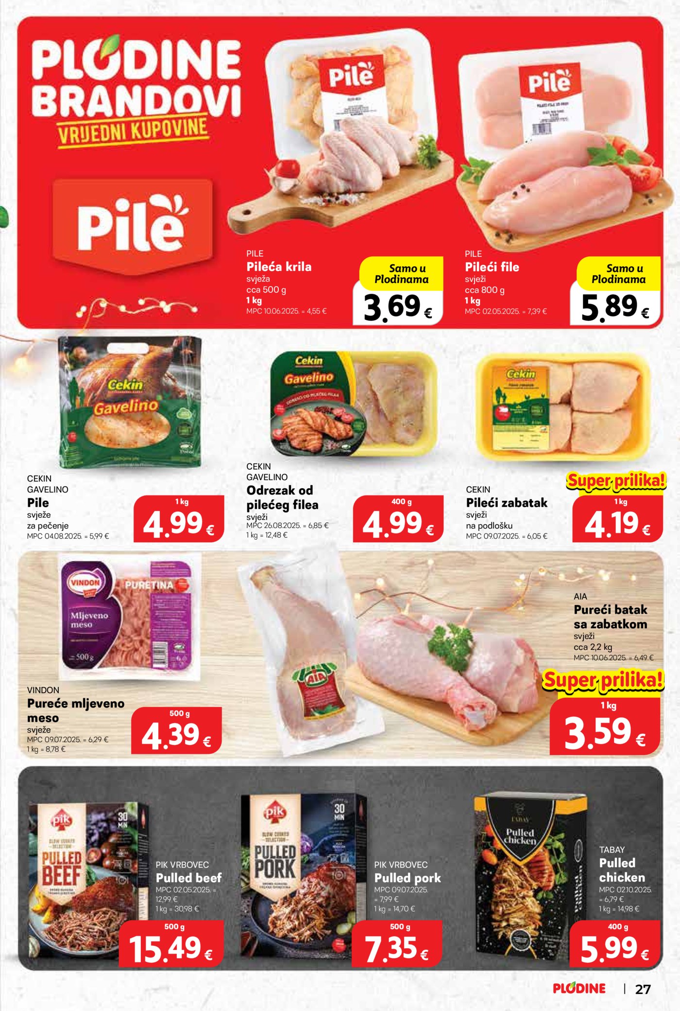 Plodine katalog Akcija 10.12.-16.12.2025.