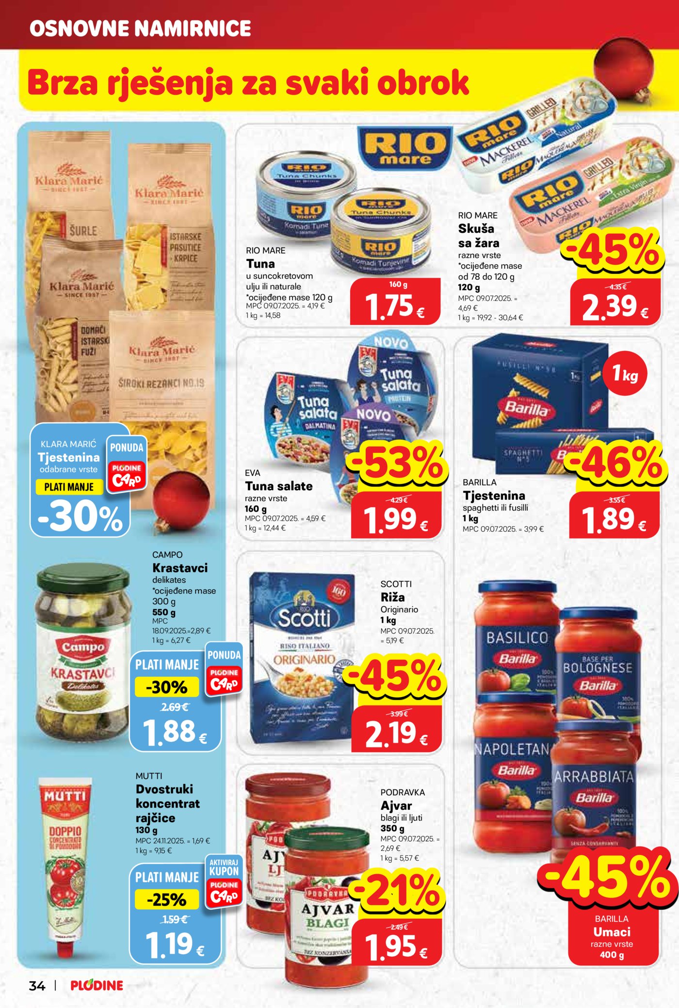 Plodine katalog Akcija 10.12.-16.12.2025.