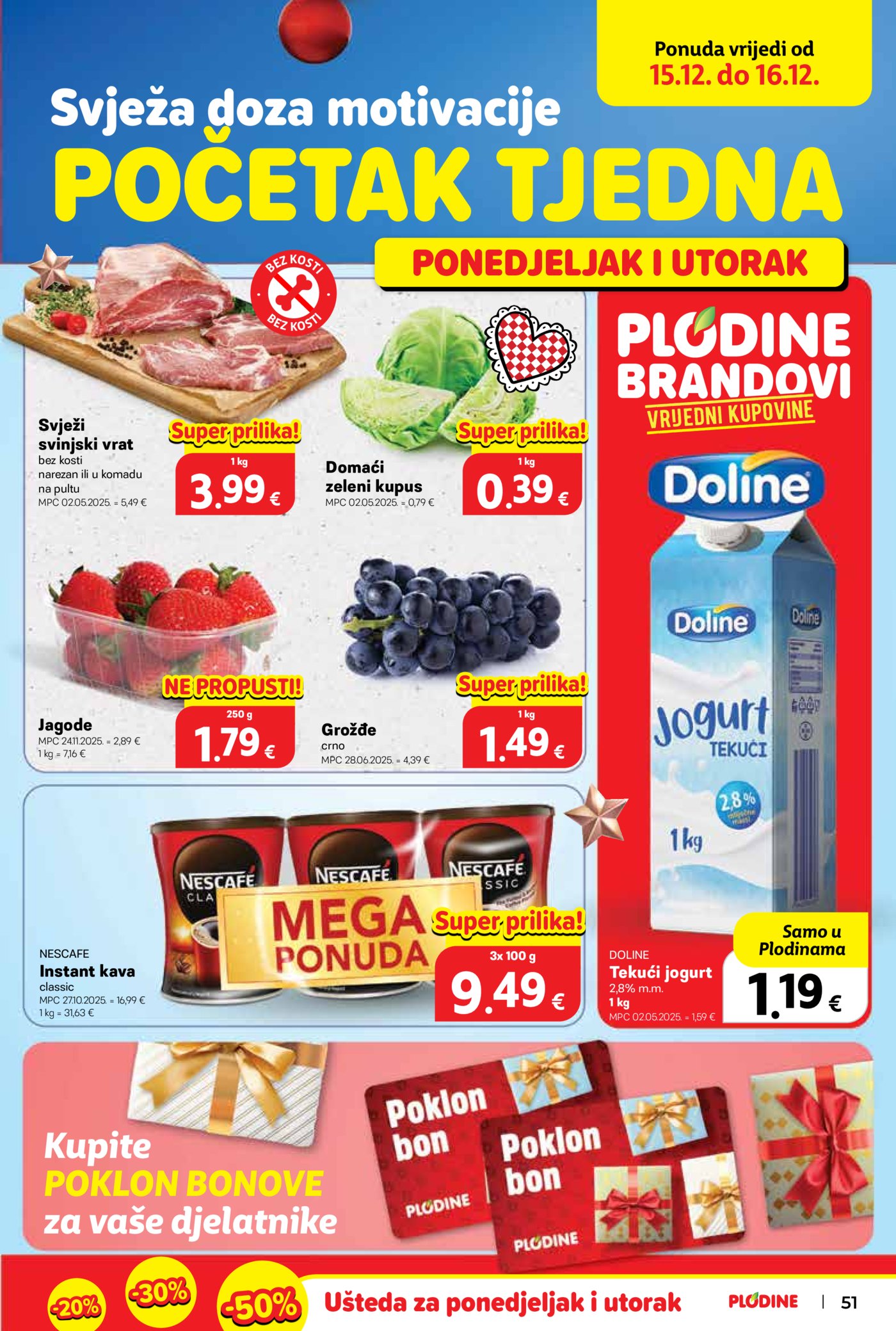 Plodine katalog Akcija 10.12.-16.12.2025.