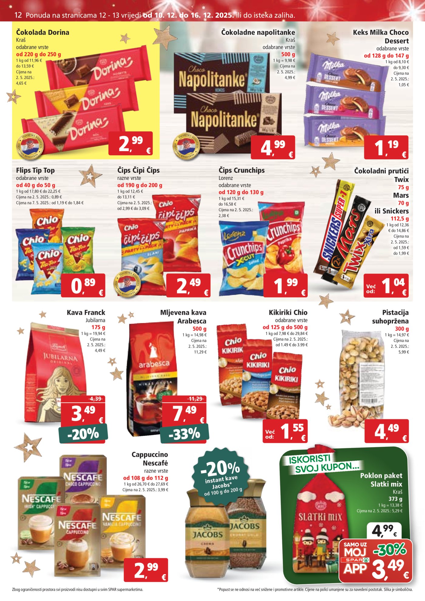 SPAR katalog Akcija 10.12. - 16.12.2025.