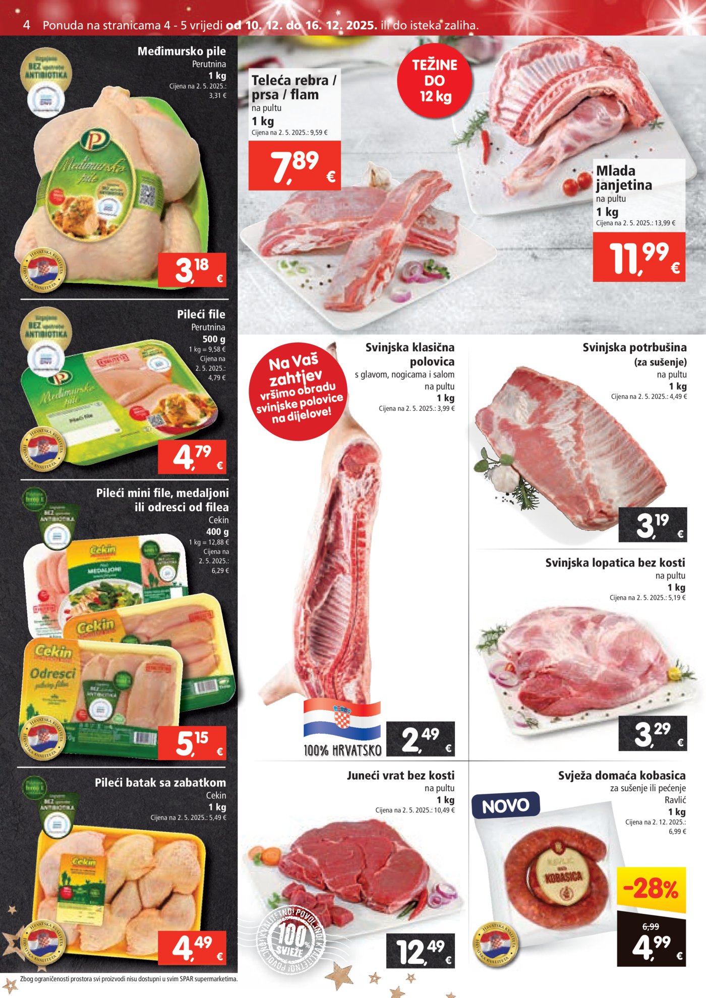 SPAR katalog Akcija 10.12. - 16.12.2025.