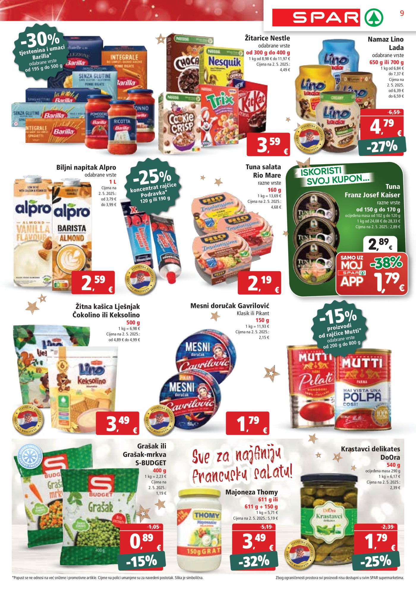 SPAR katalog Akcija 10.12. - 16.12.2025.
