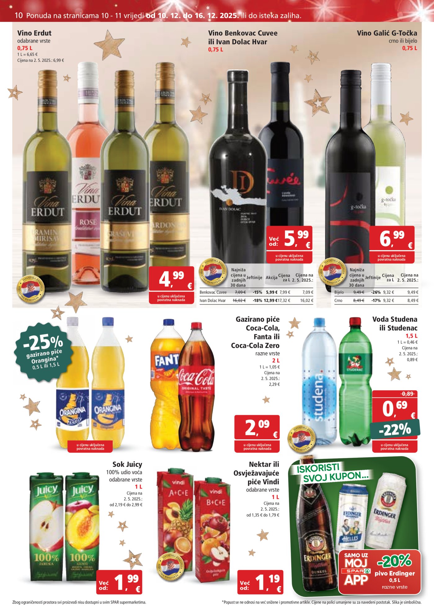 SPAR katalog Akcija 10.12. - 16.12.2025.