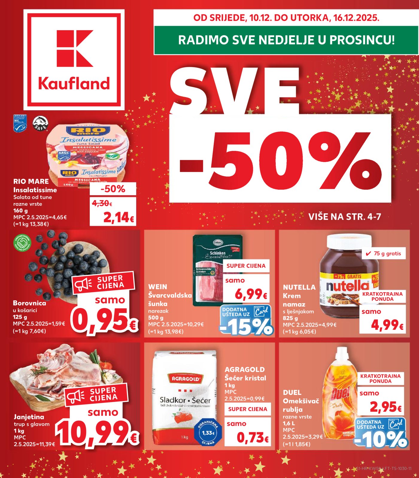 Kaufland katalog Akcija 10.12.-16.12.2025. Odabrane Poslovnice