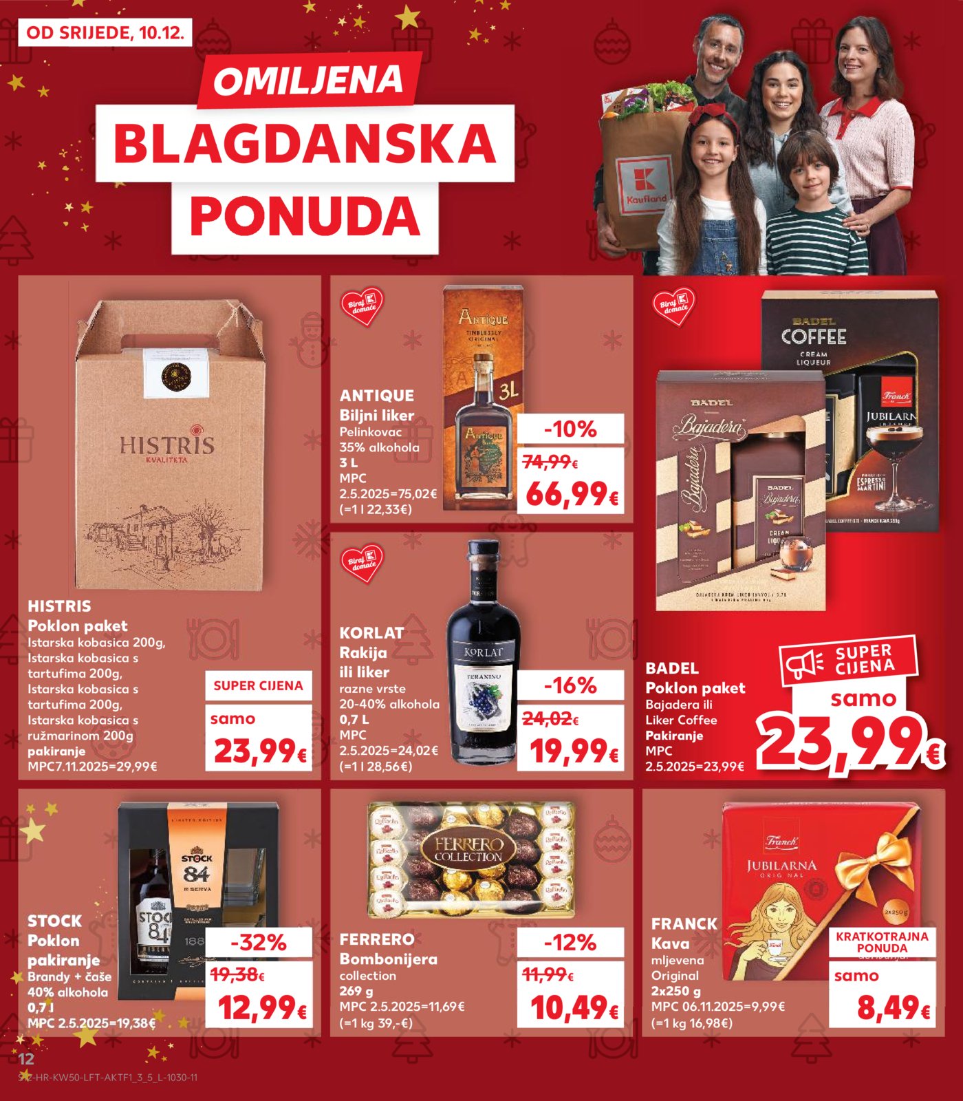 Kaufland katalog Akcija 10.12.-16.12.2025. Odabrane Poslovnice