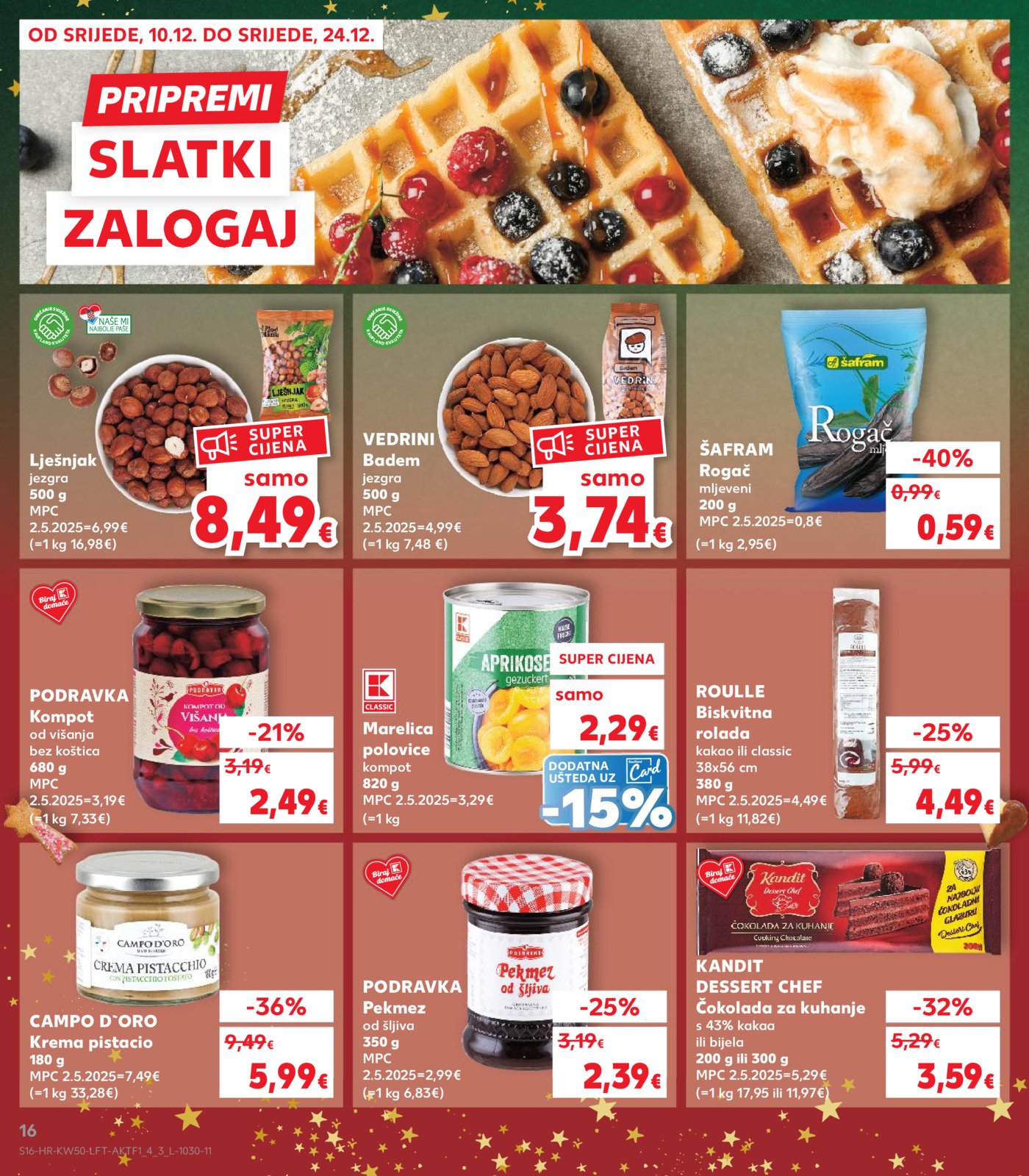 Kaufland katalog Akcija 10.12.-16.12.2025. Odabrane Poslovnice