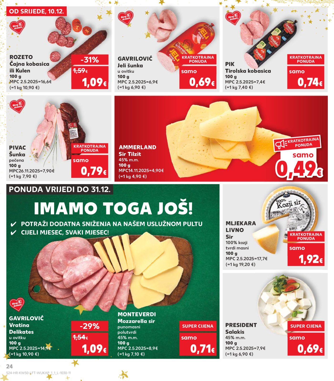 Kaufland katalog Akcija 10.12.-16.12.2025. Odabrane Poslovnice