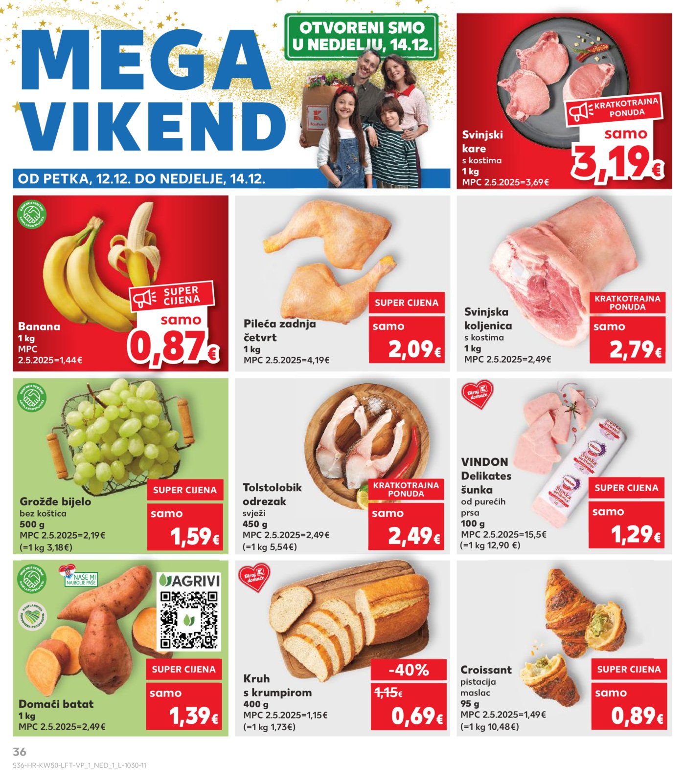 Kaufland katalog Akcija 10.12.-16.12.2025. Odabrane Poslovnice