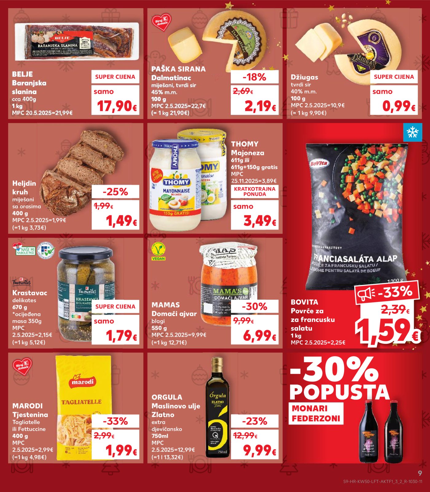 Kaufland katalog Akcija 10.12.-16.12.2025. Odabrane Poslovnice