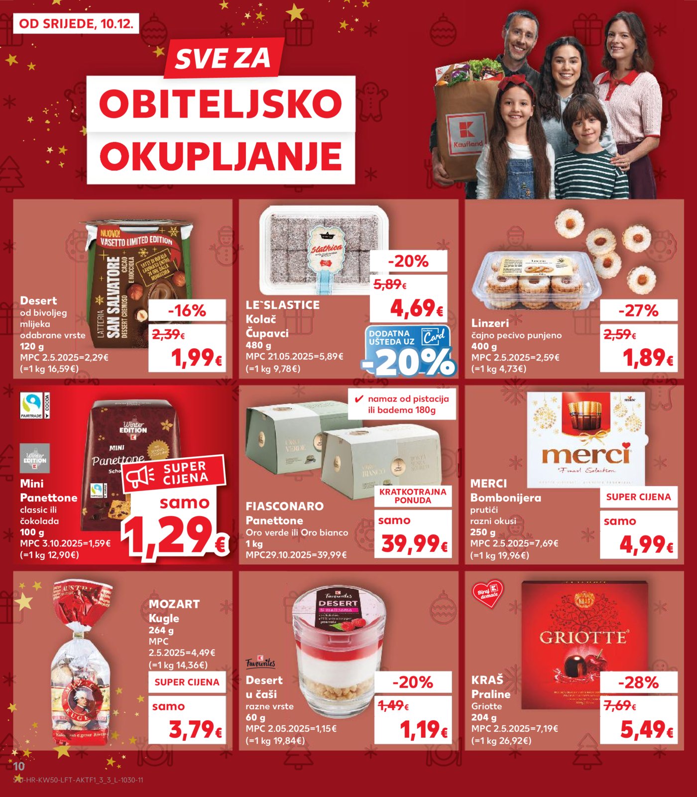 Kaufland katalog Akcija 10.12.-16.12.2025. Odabrane Poslovnice