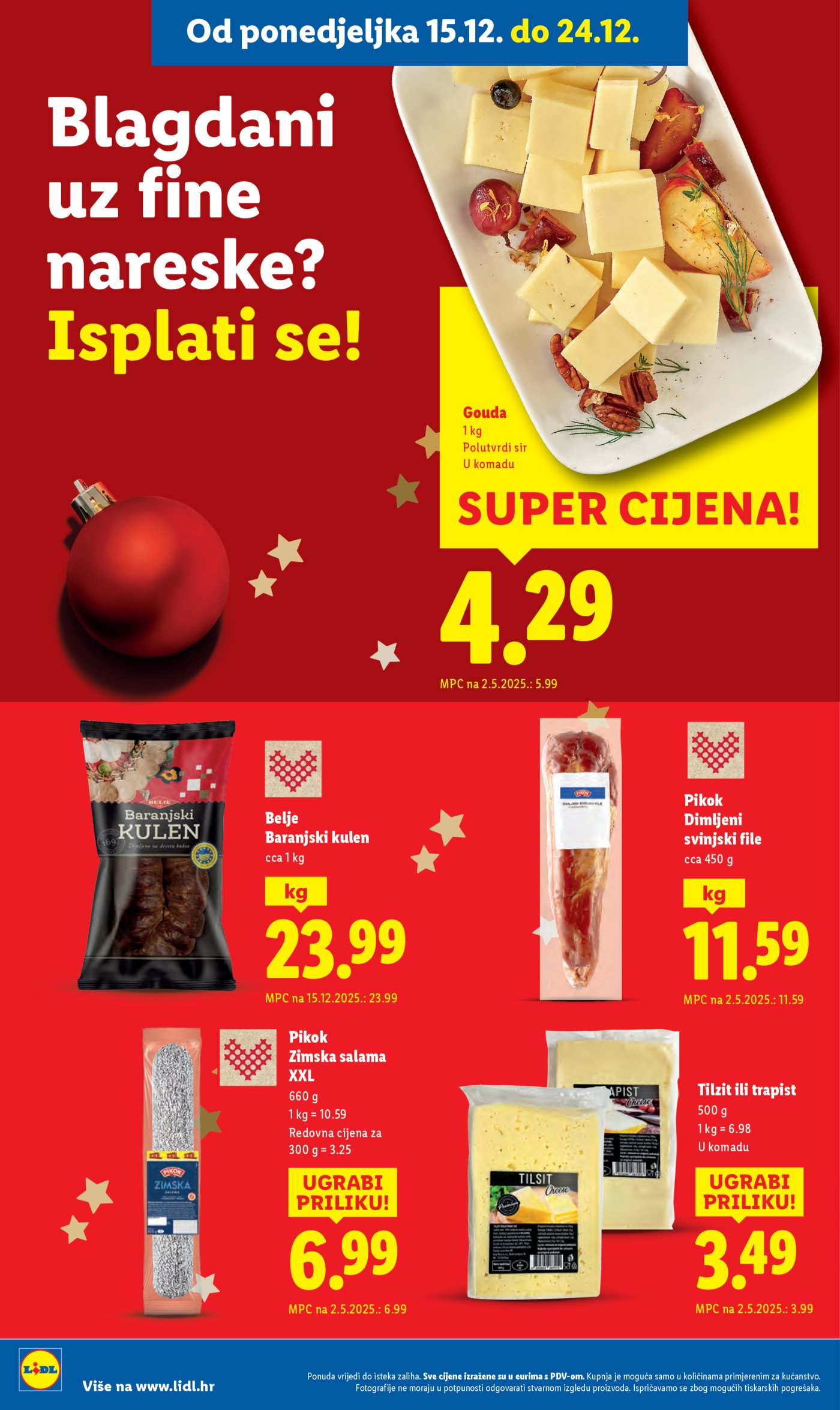 Lidl katalog super ponuda od ponedjeljka 15.12.-21.12.2025.