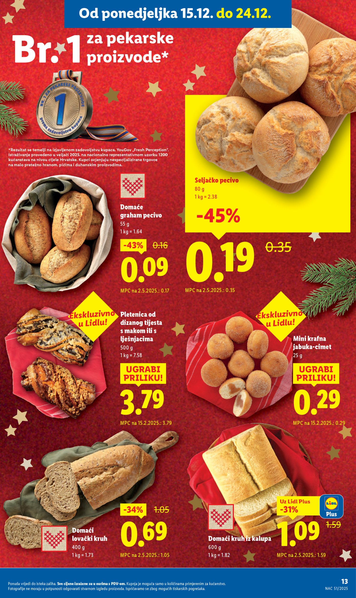 Lidl katalog super ponuda od ponedjeljka 15.12.-21.12.2025.