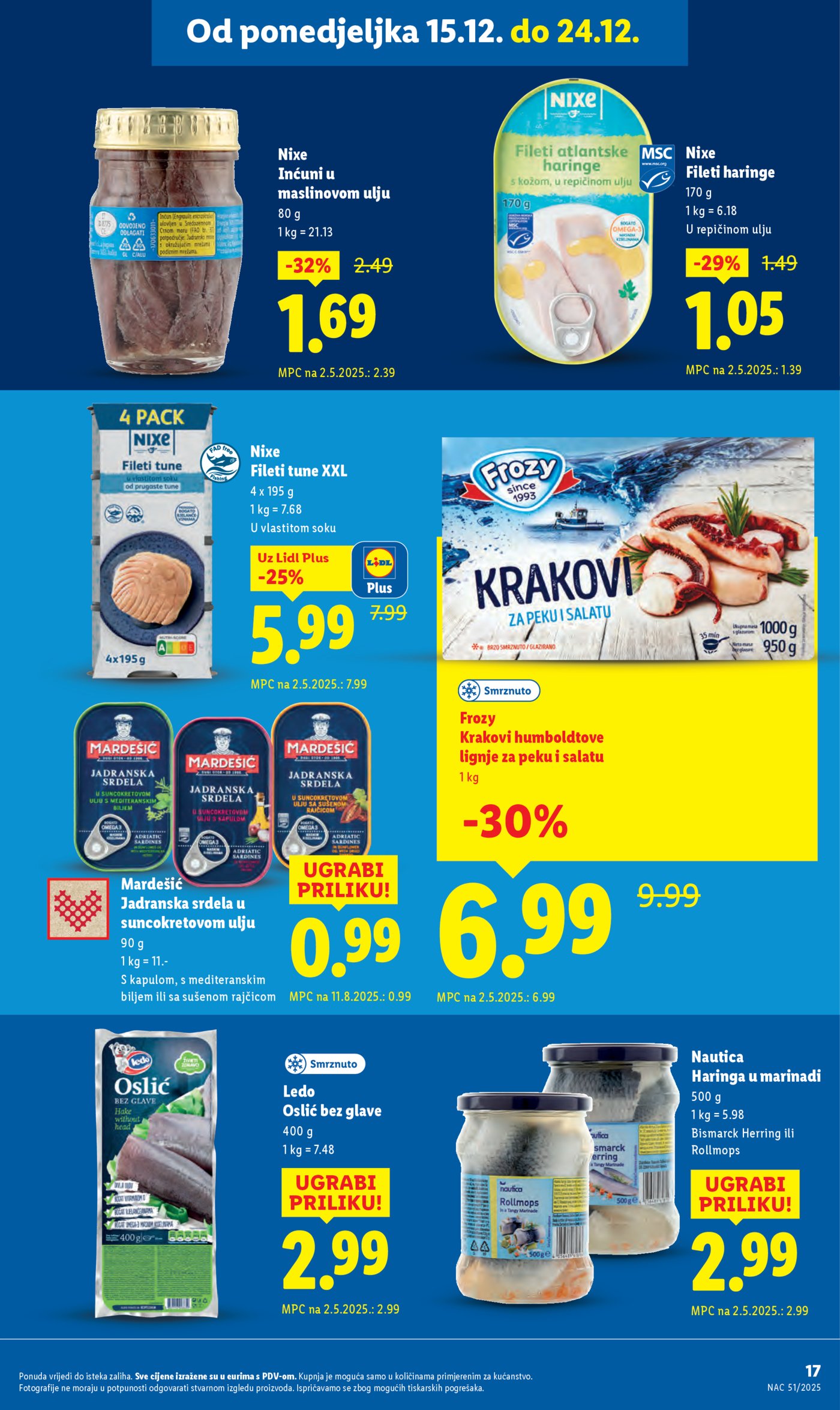 Lidl katalog super ponuda od ponedjeljka 15.12.-21.12.2025.
