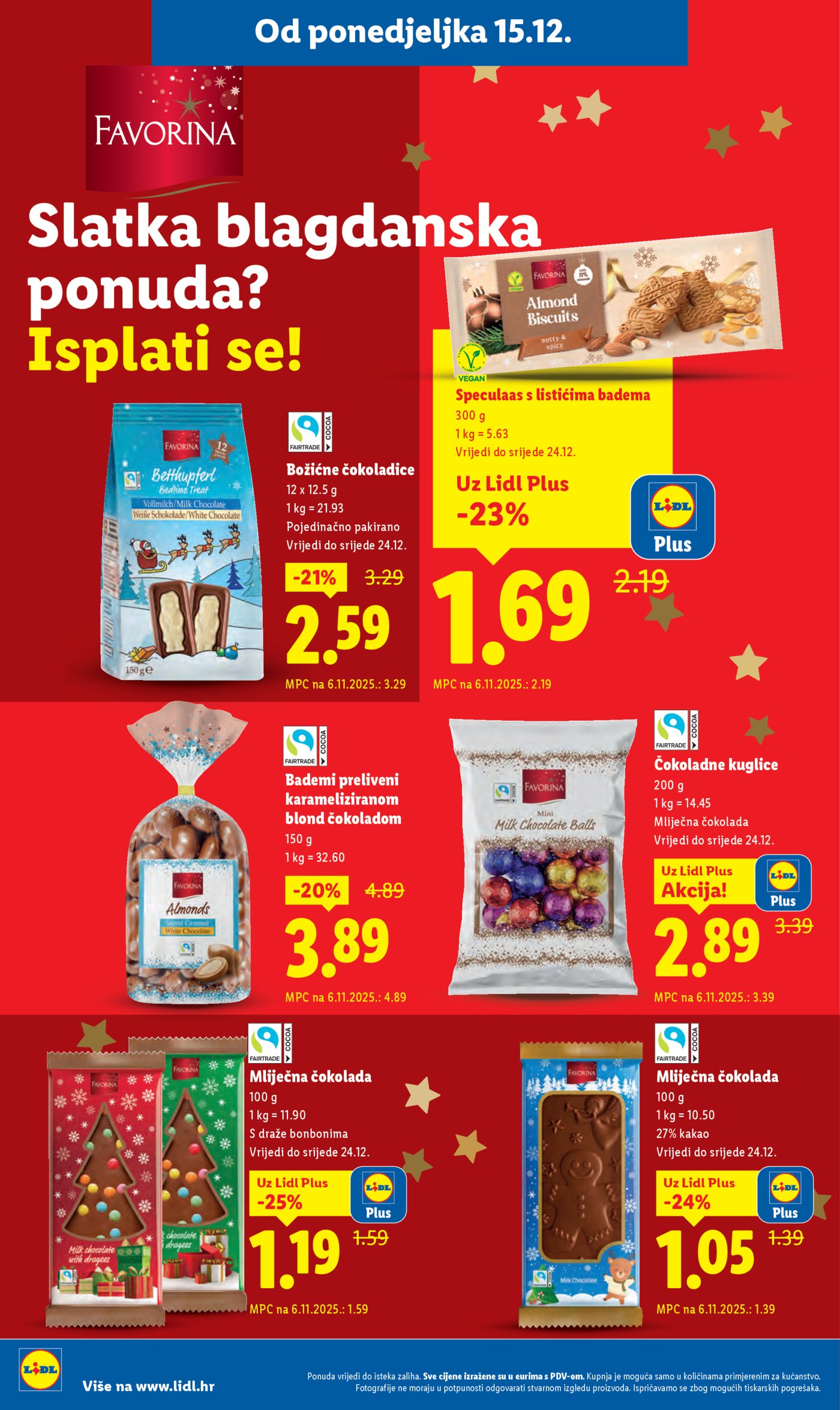 Lidl katalog super ponuda od ponedjeljka 15.12.-21.12.2025.