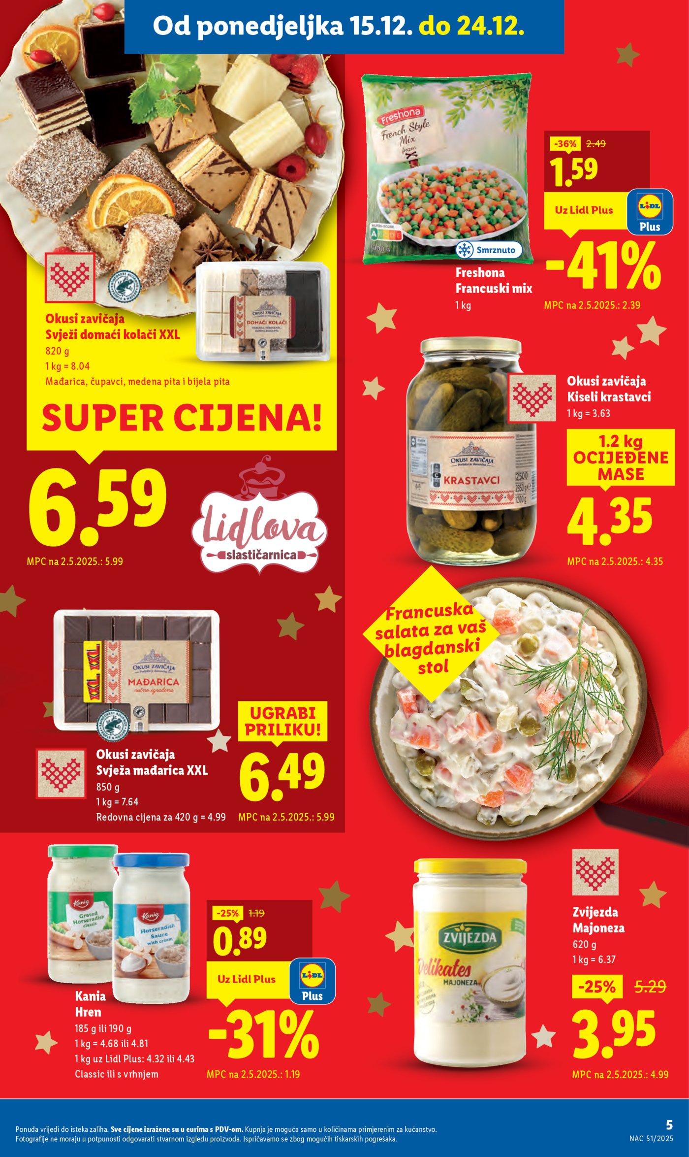 Lidl katalog super ponuda od ponedjeljka 15.12.-21.12.2025.