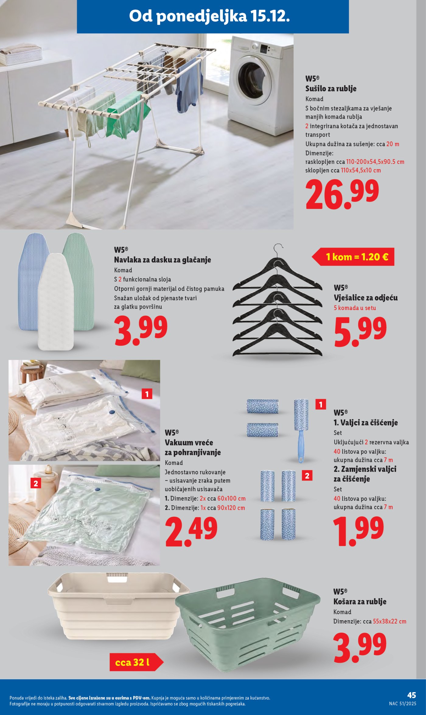 Lidl katalog super ponuda od ponedjeljka 15.12.-21.12.2025.