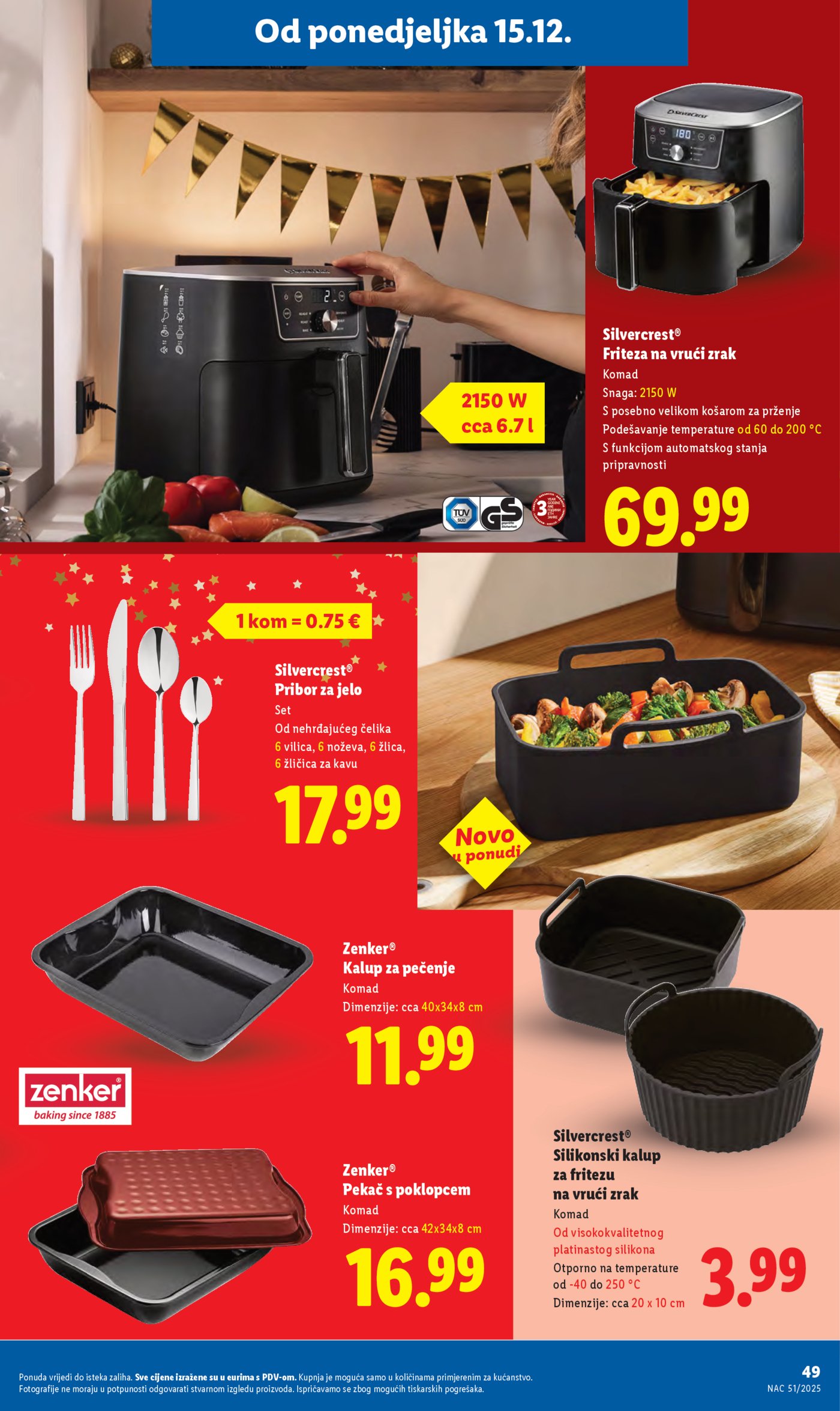 Lidl katalog super ponuda od ponedjeljka 15.12.-21.12.2025.