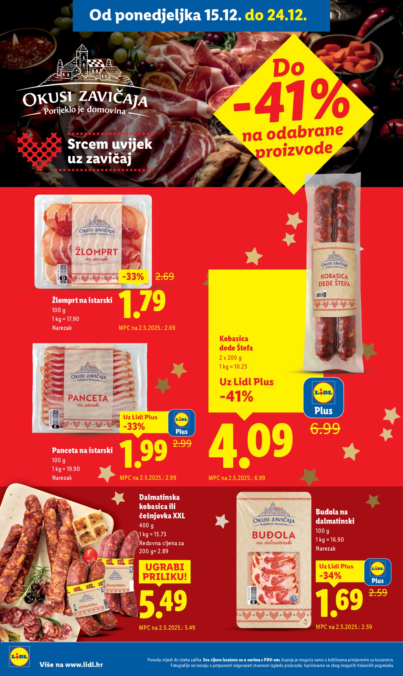 Lidl katalog super ponuda od ponedjeljka 15.12.-21.12.2025.