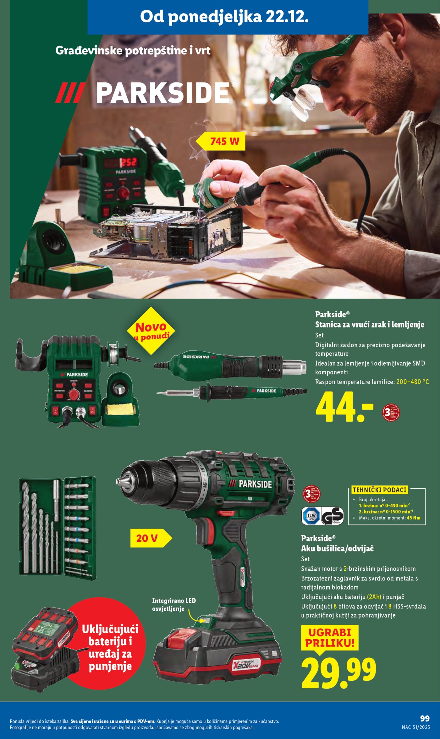 Lidl katalog super ponuda od ponedjeljka 15.12.-21.12.2025.