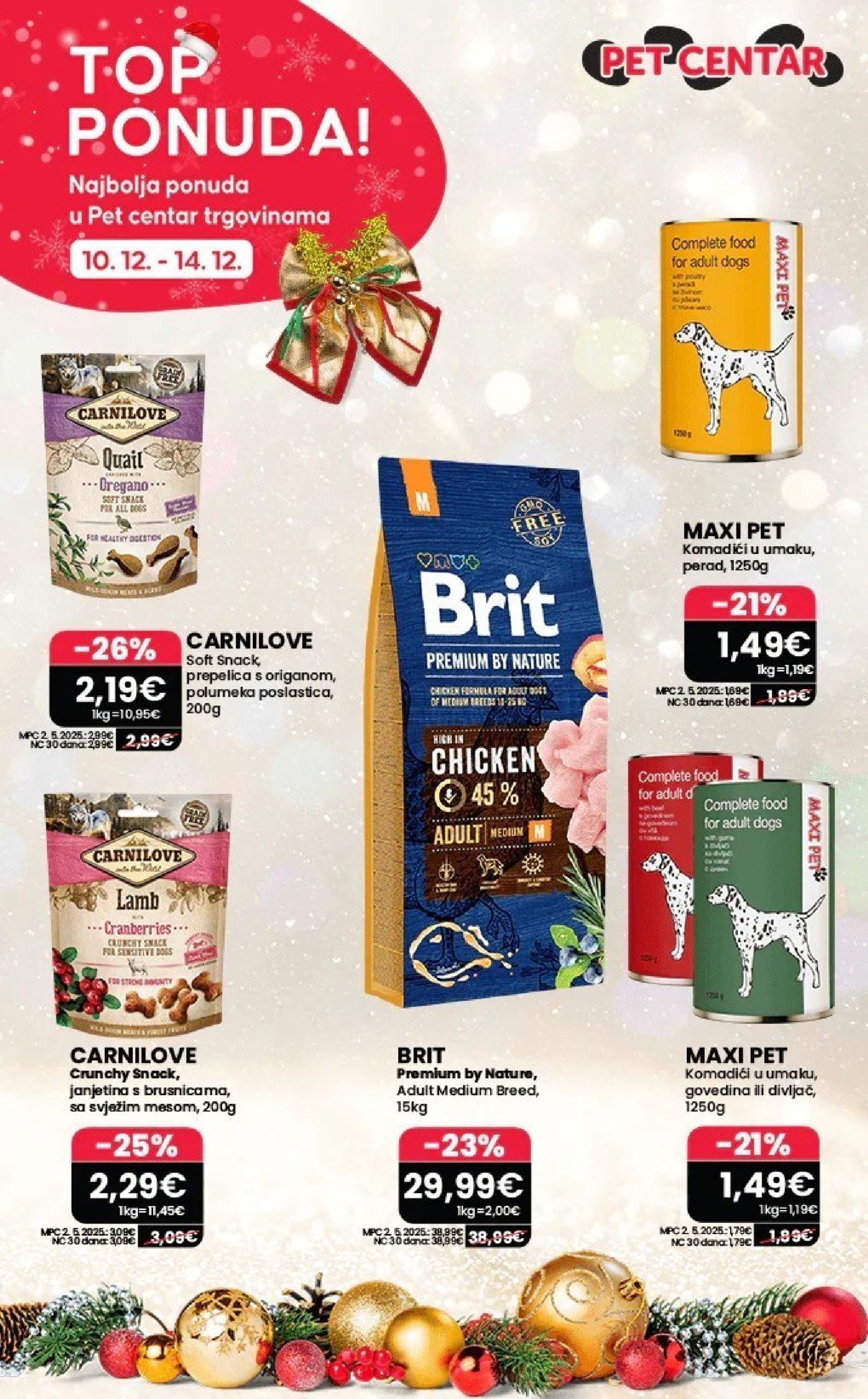 Pet Centar katalog Top Ponuda 10.12.-14.12.2025.